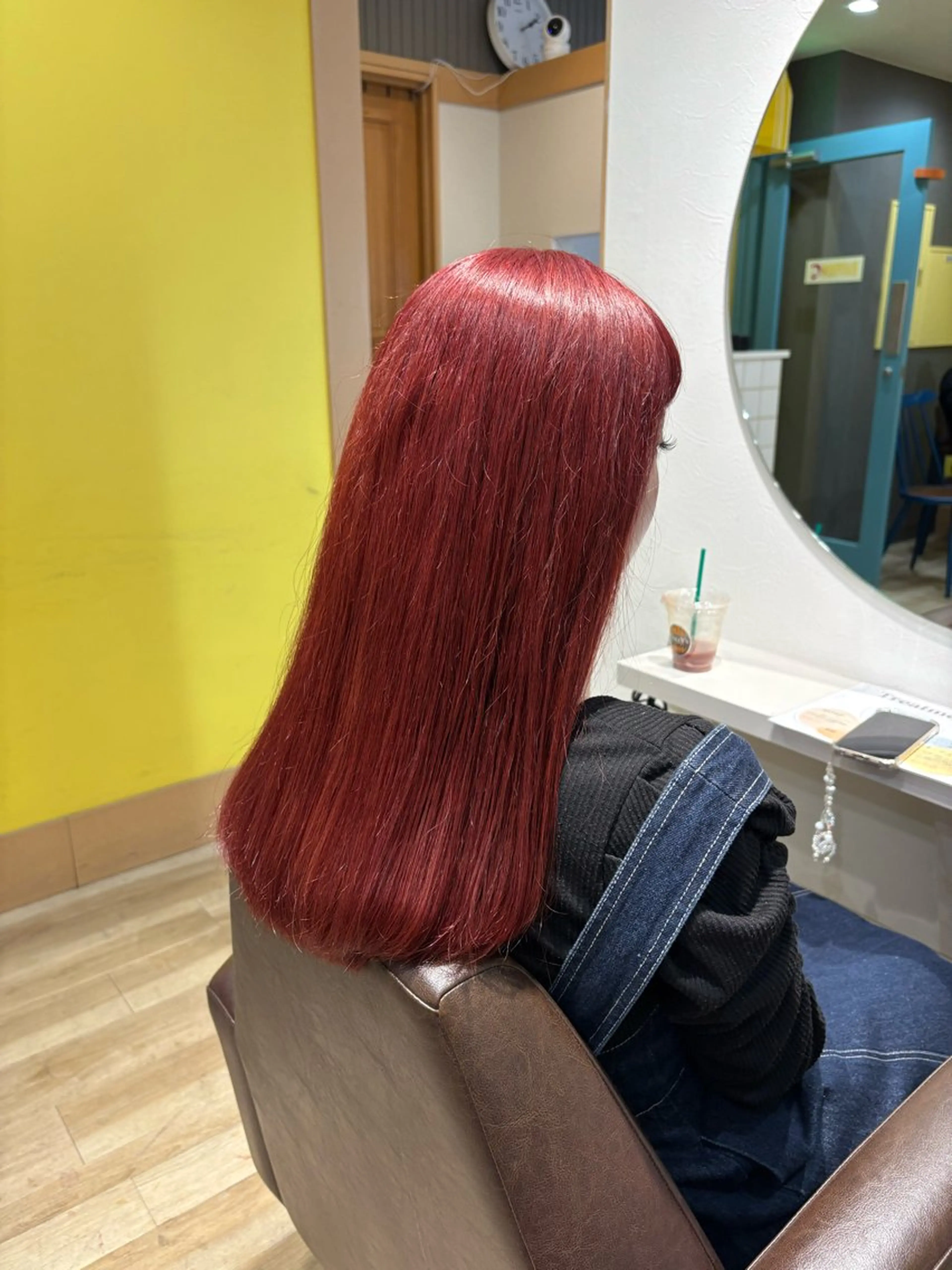 ロング カラー 暖色カラー🌷 髙木 優人のヘアスタイル
