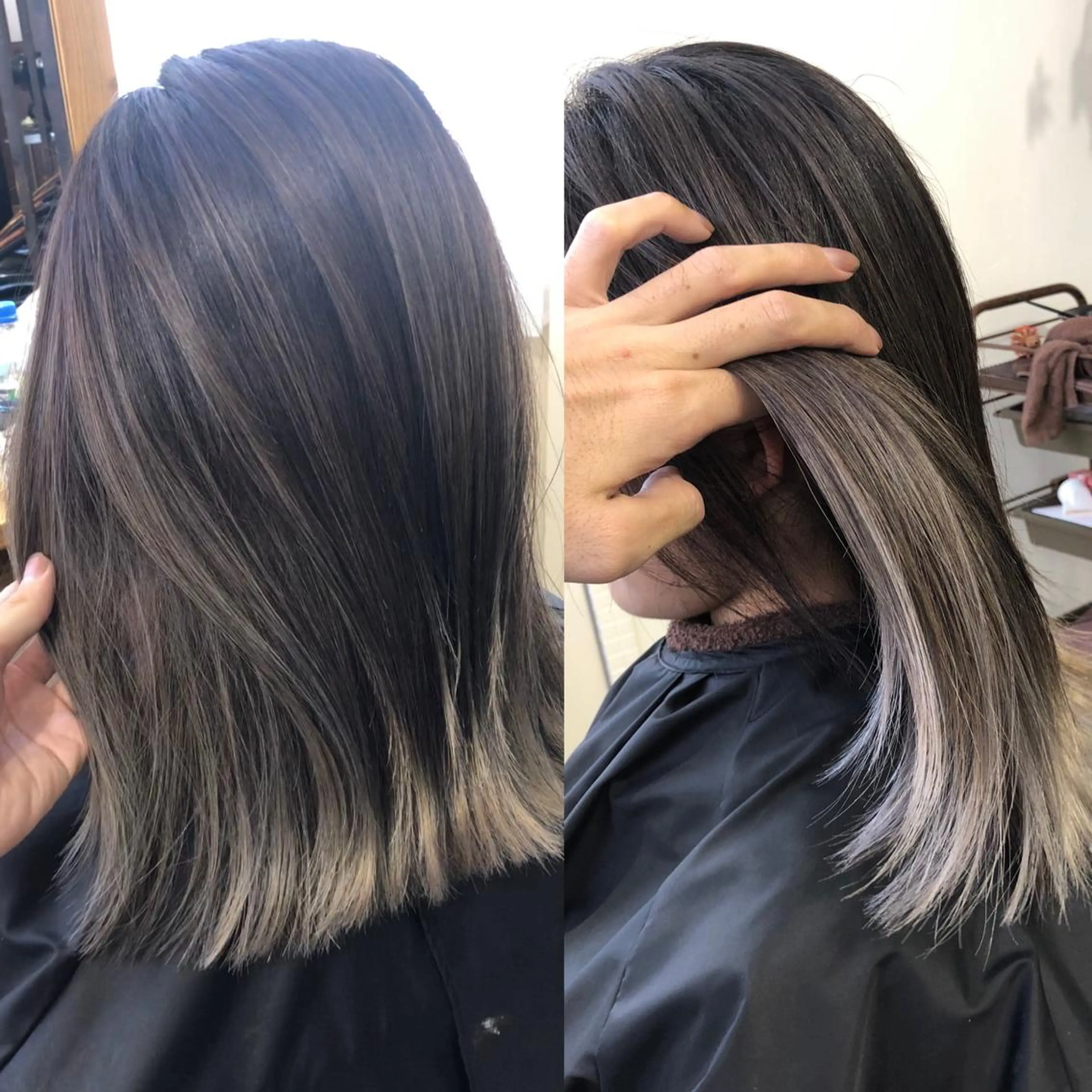 カラー バレイヤージュ ショートヘア✨ 高橋大河のヘアスタイル