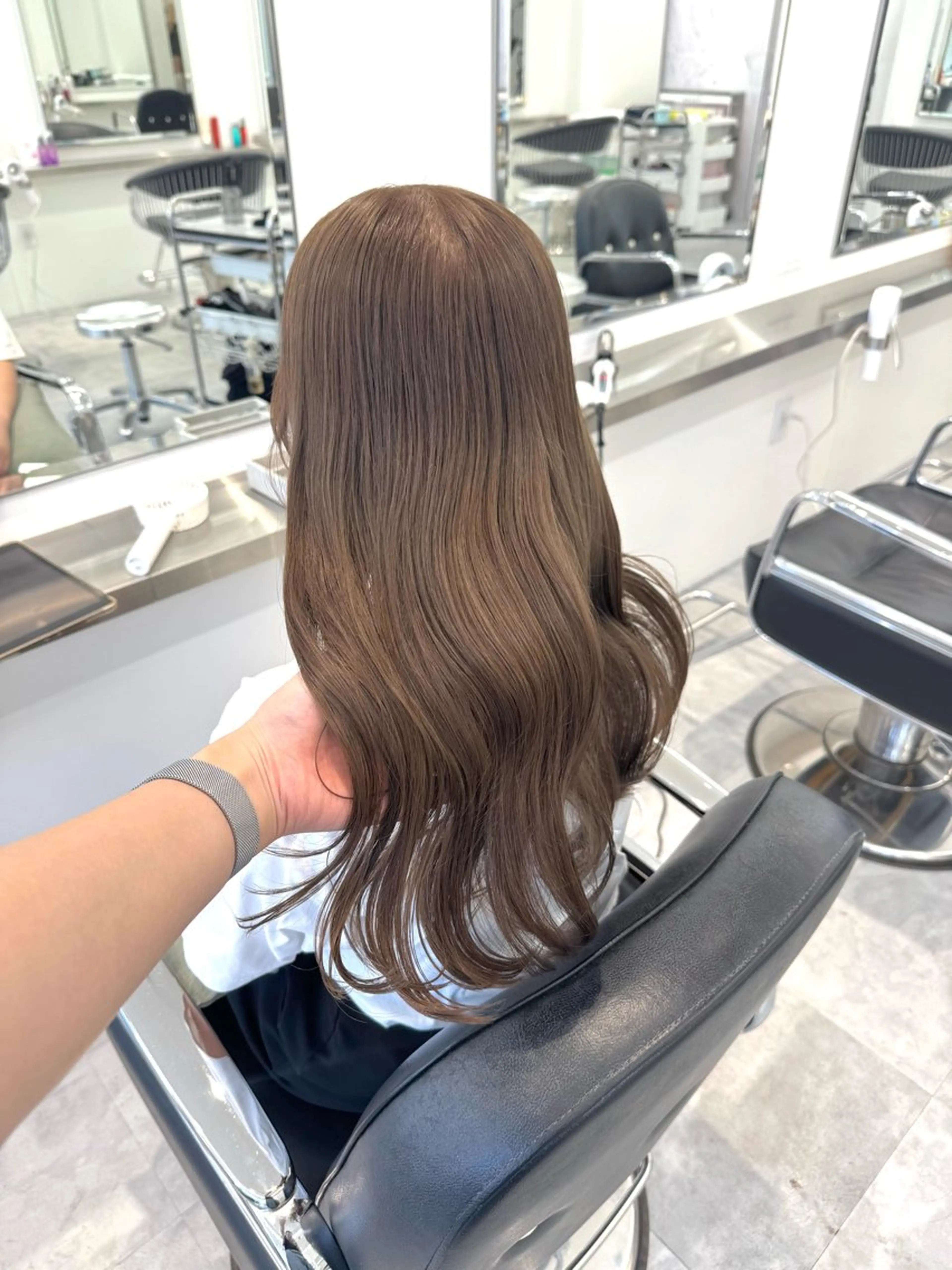 ロング カラー ヘアカラー ParveMix🍀 藤原愛未のヘアスタイル