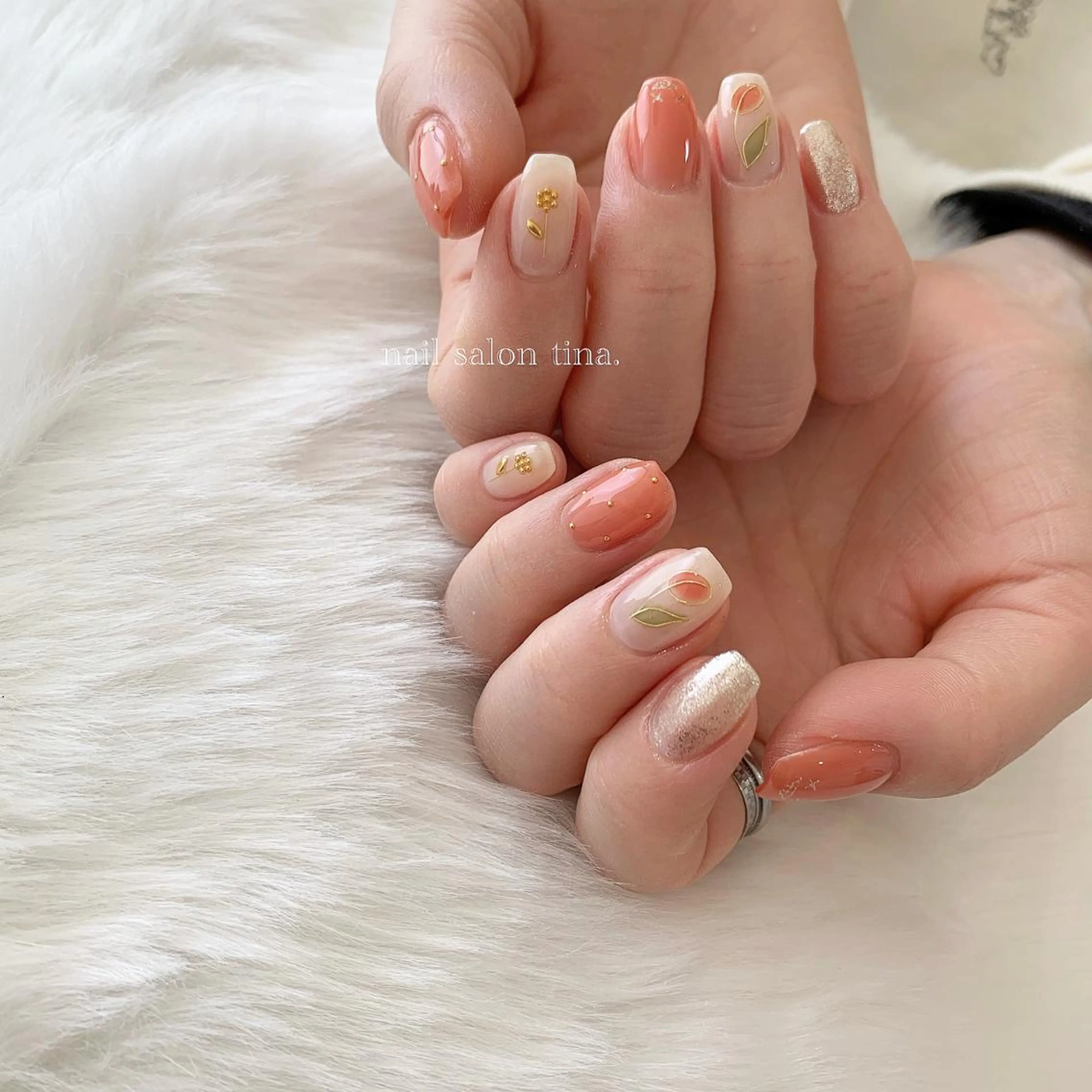 ネイル nail salon tina.所属・中山 はづきのネイルデザイン