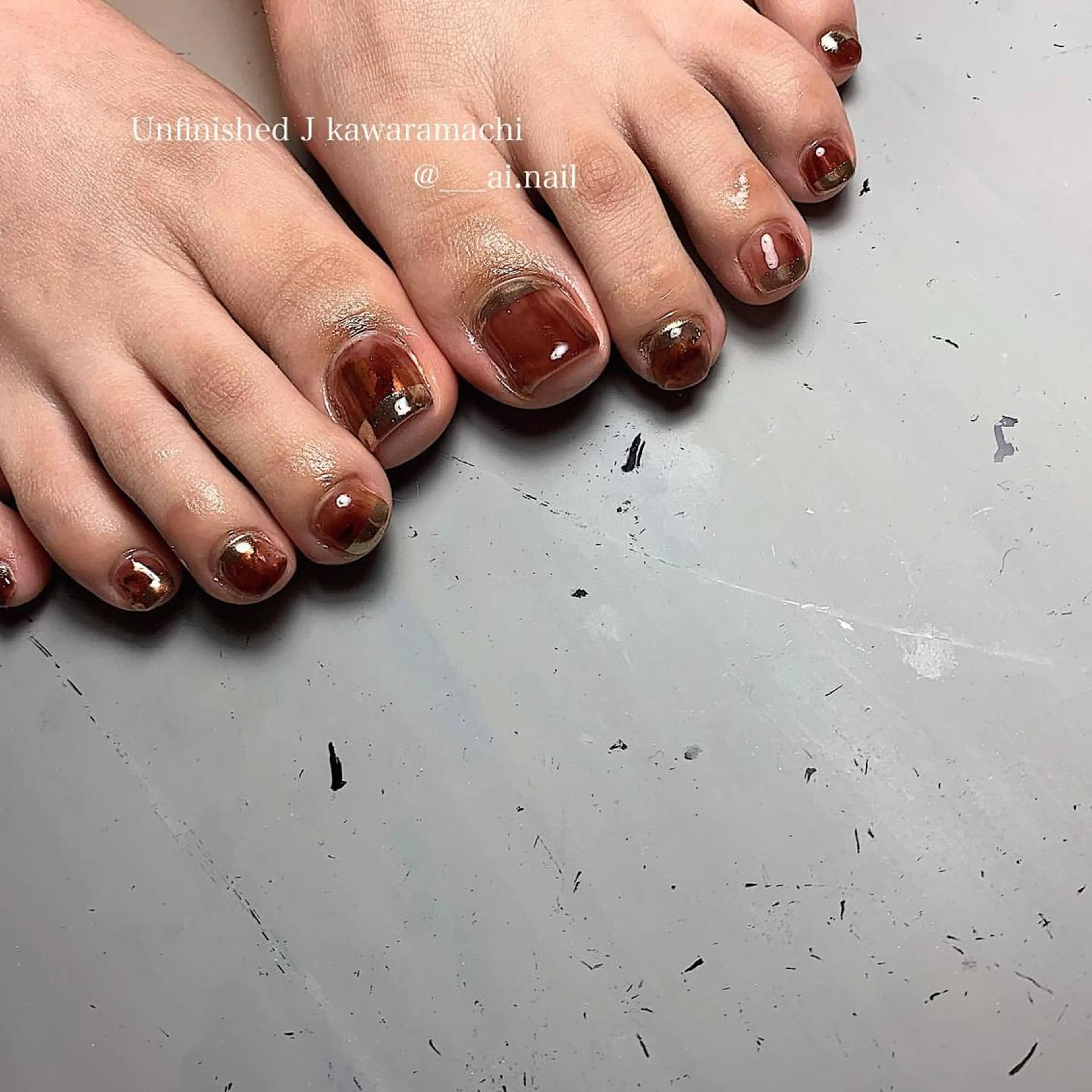 ネイル フットネイル 🍃伏見 / soL nail / aiのネイルデザイン