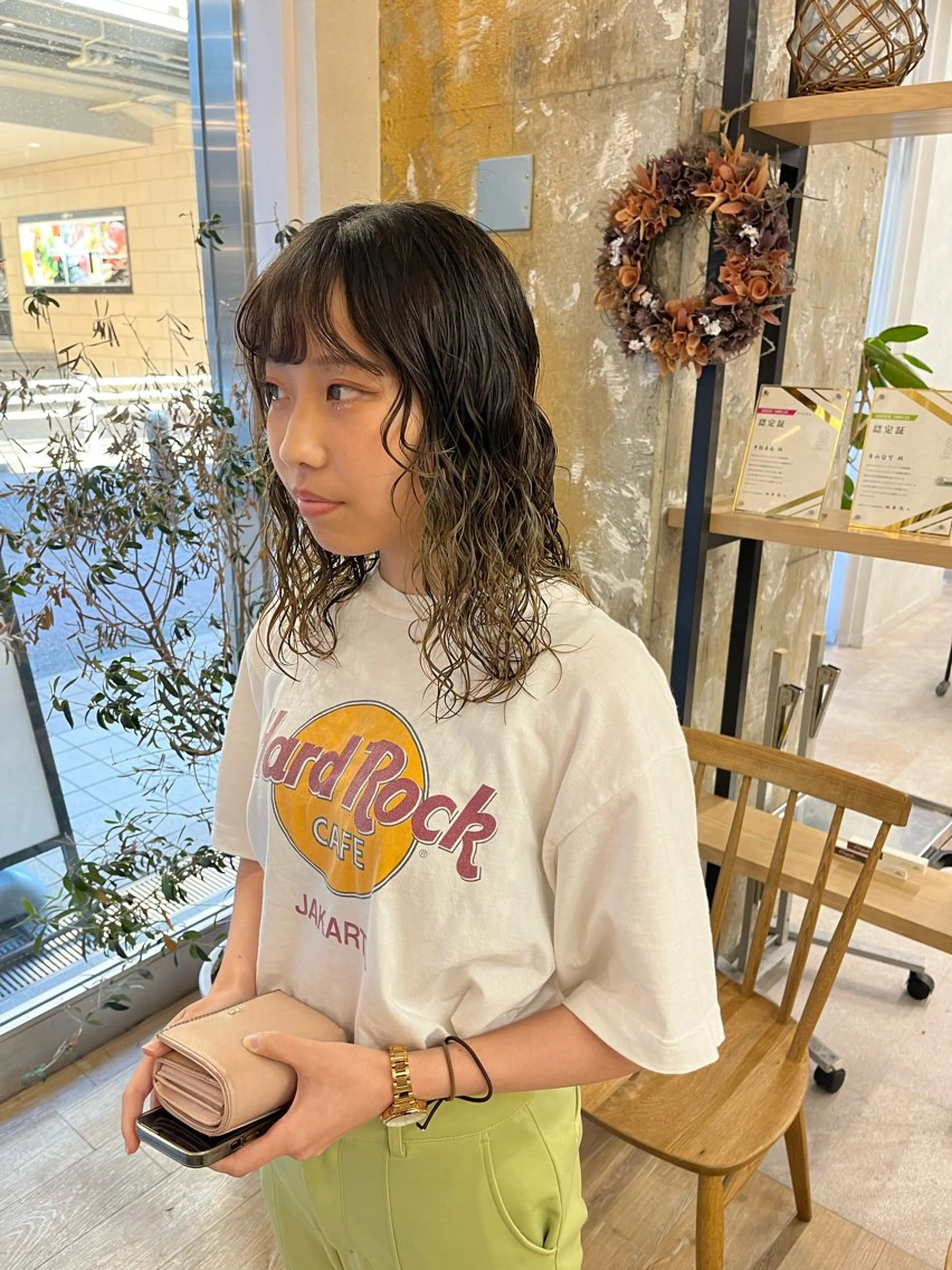 パーマ ニュアンスパーマ 曲がる縮毛矯正　爲石のヘアスタイル
