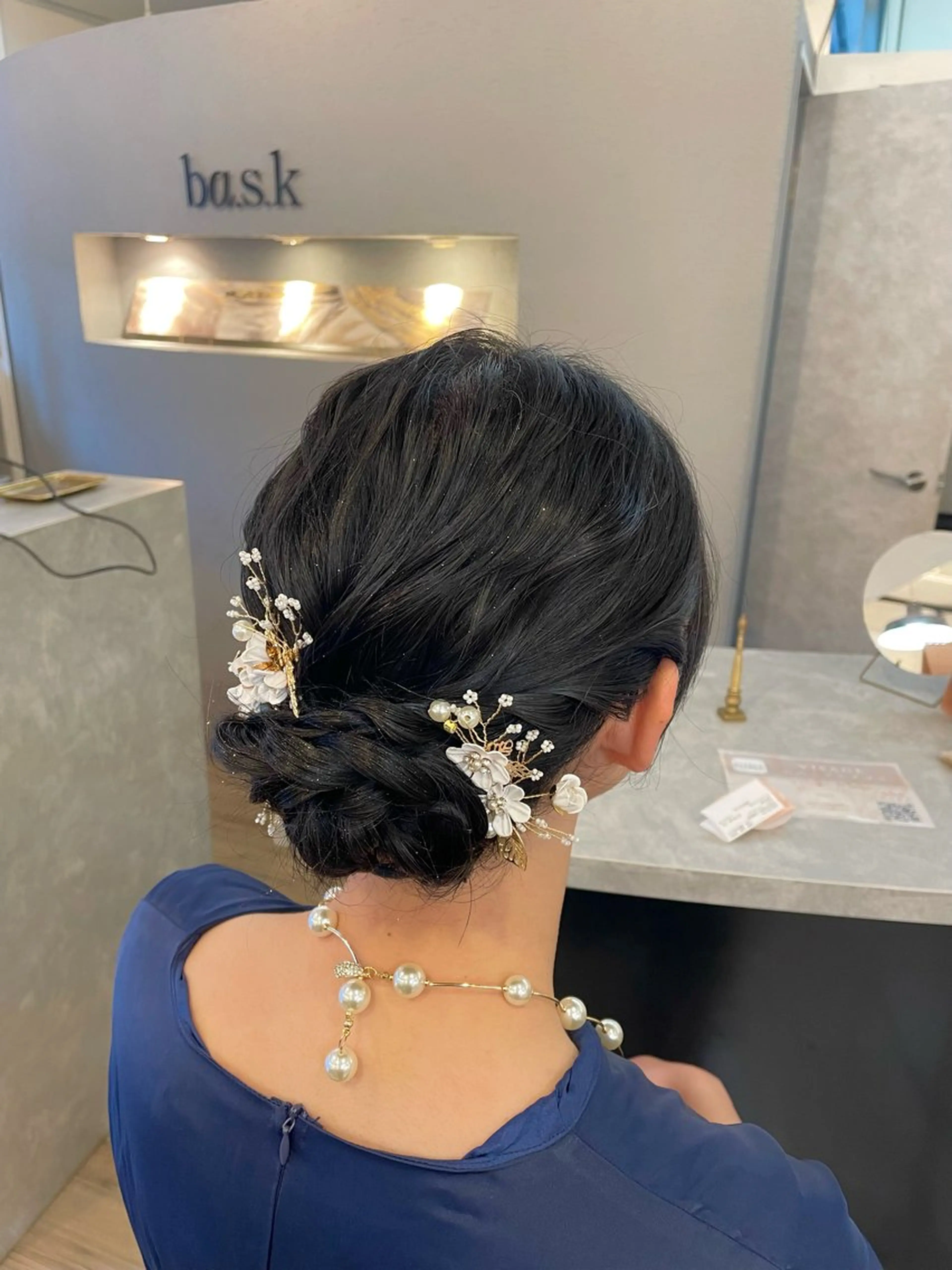 ヘアアレンジ ヘアセット VISAGE ba.sk 金子詩帆のヘアスタイル