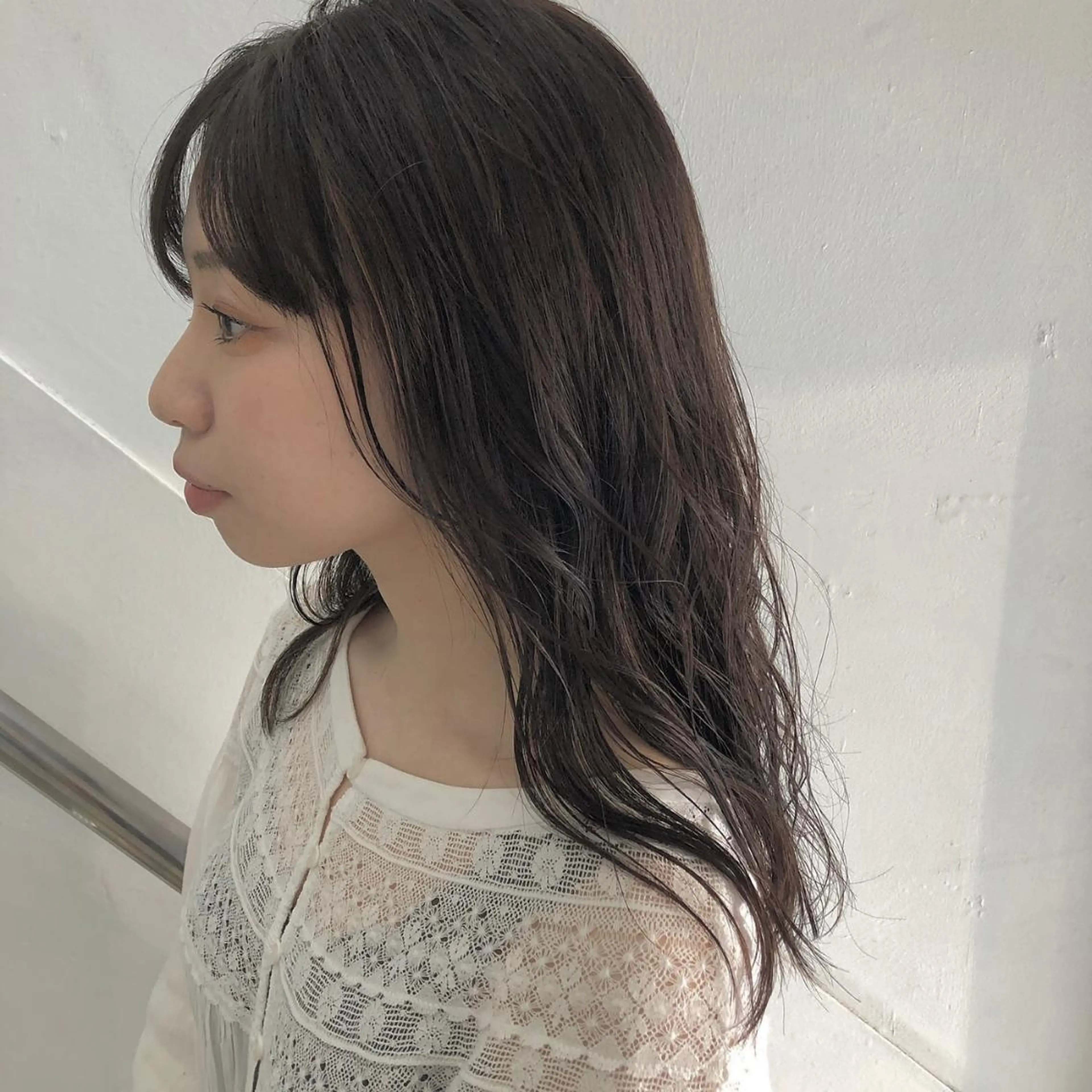 ミディアム カラー CLUTCH天王寺 西藤遥河のヘアスタイル