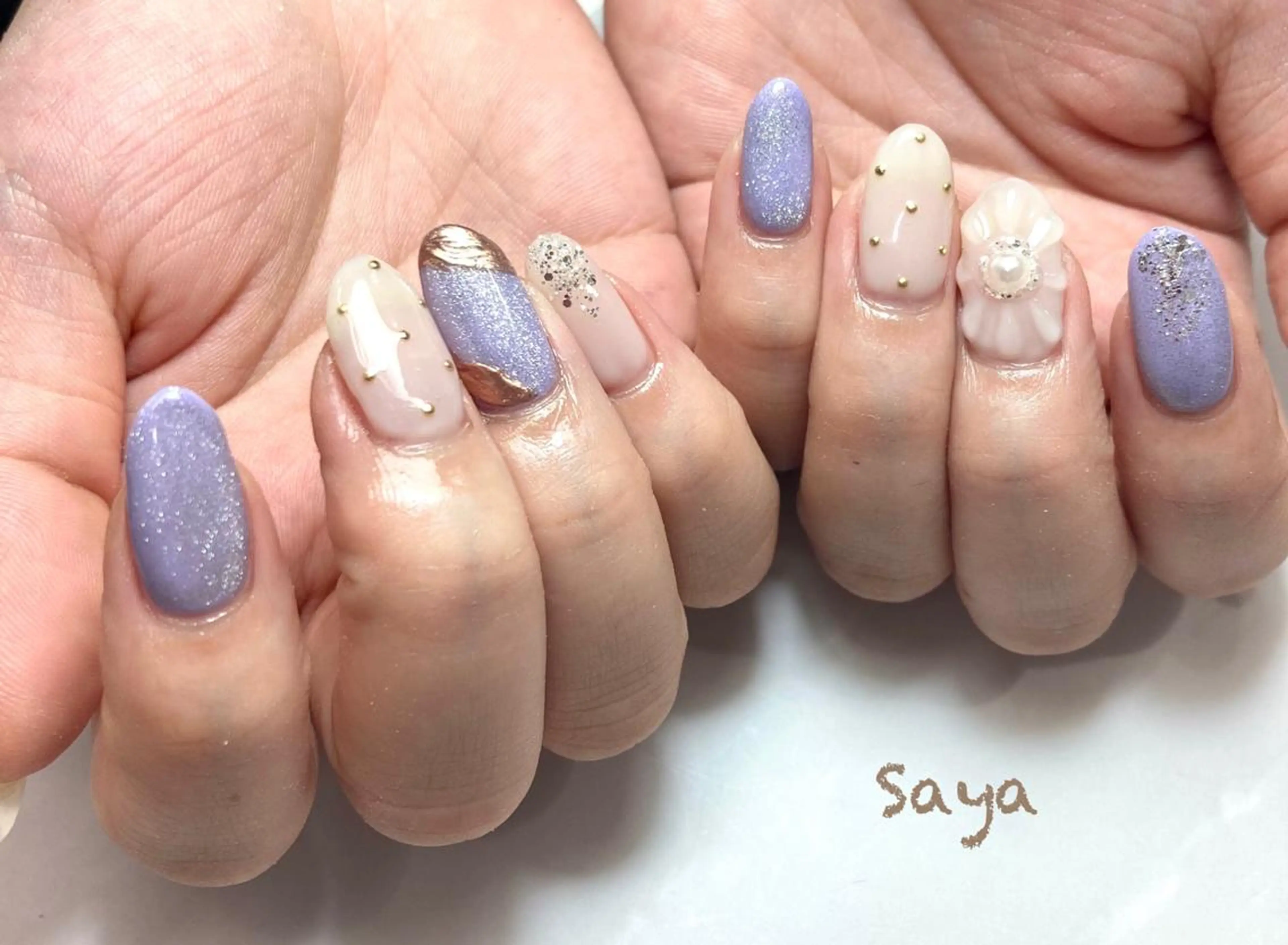ネイル アートネイル ワンカラーネイル NanaLopi所属・NanaLopi さやのネイルデザイン