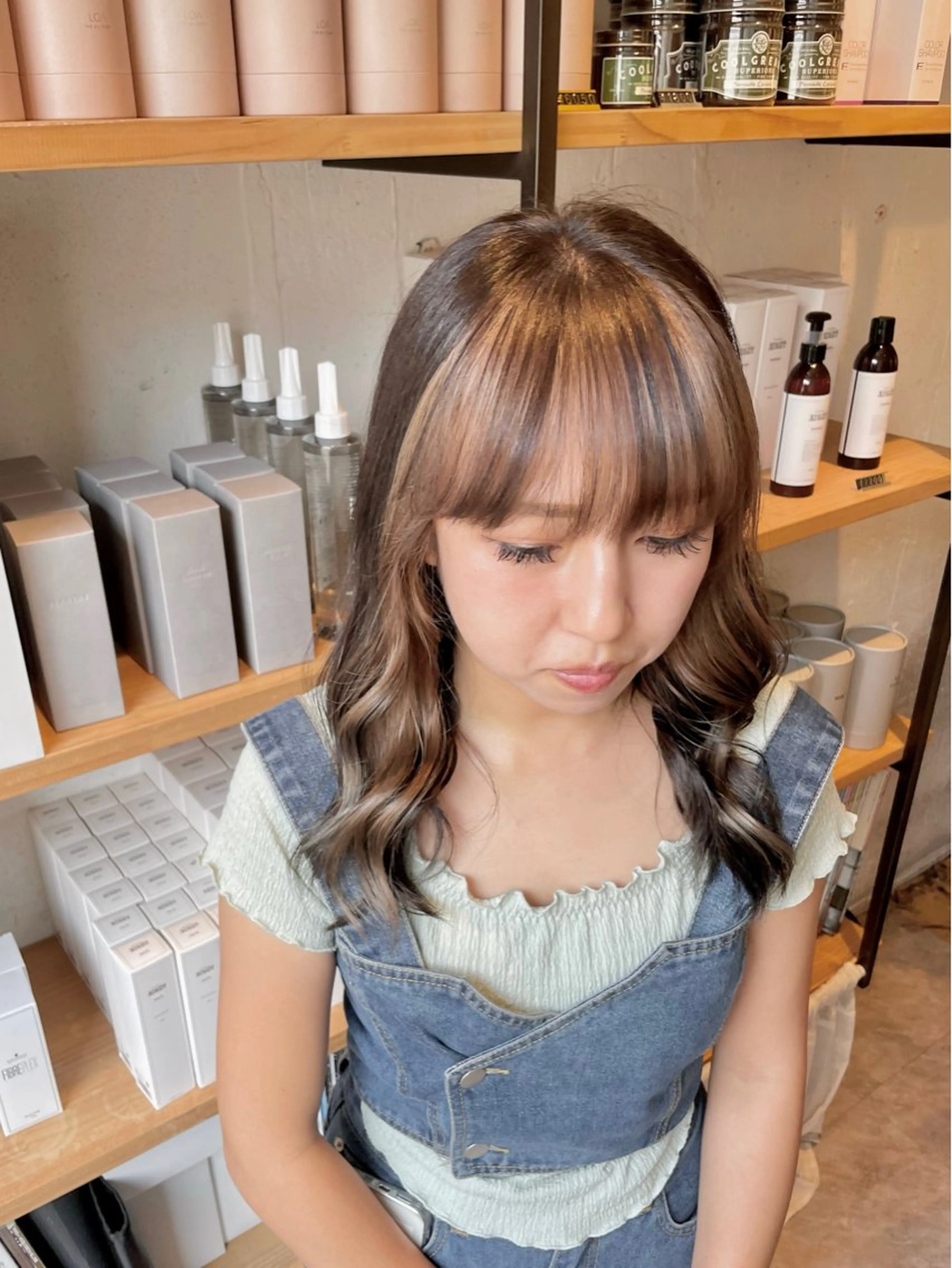 ロング カット ヘアカラー EIGHT　最所 瑞稀のヘアスタイル