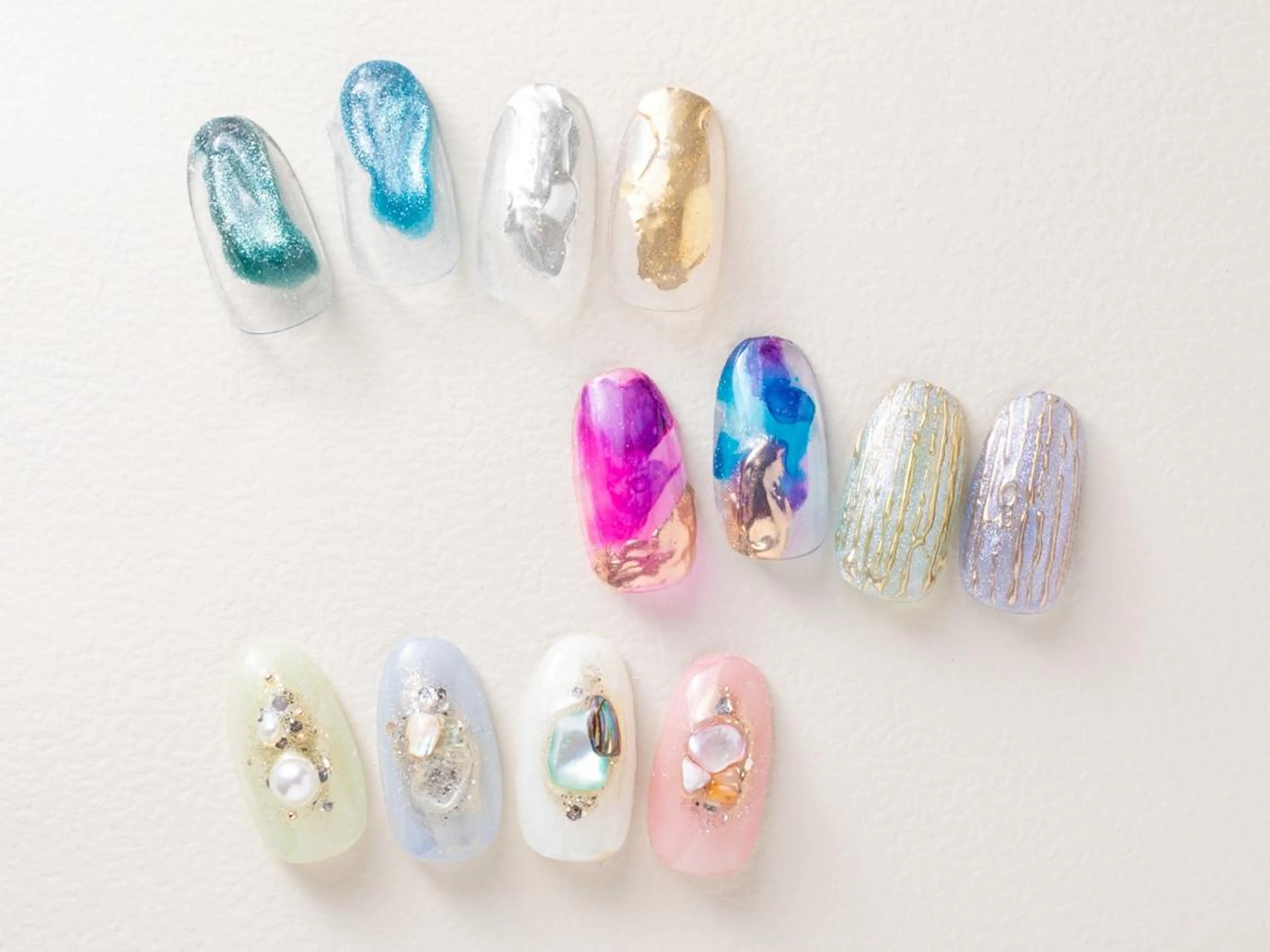 ネイル 桜ネイル 長さ出し フラッシュネイル フットネイル フレンチネイル ハンドネイル 💗🪽Tiary Nail🪽💗のネイルデザイン