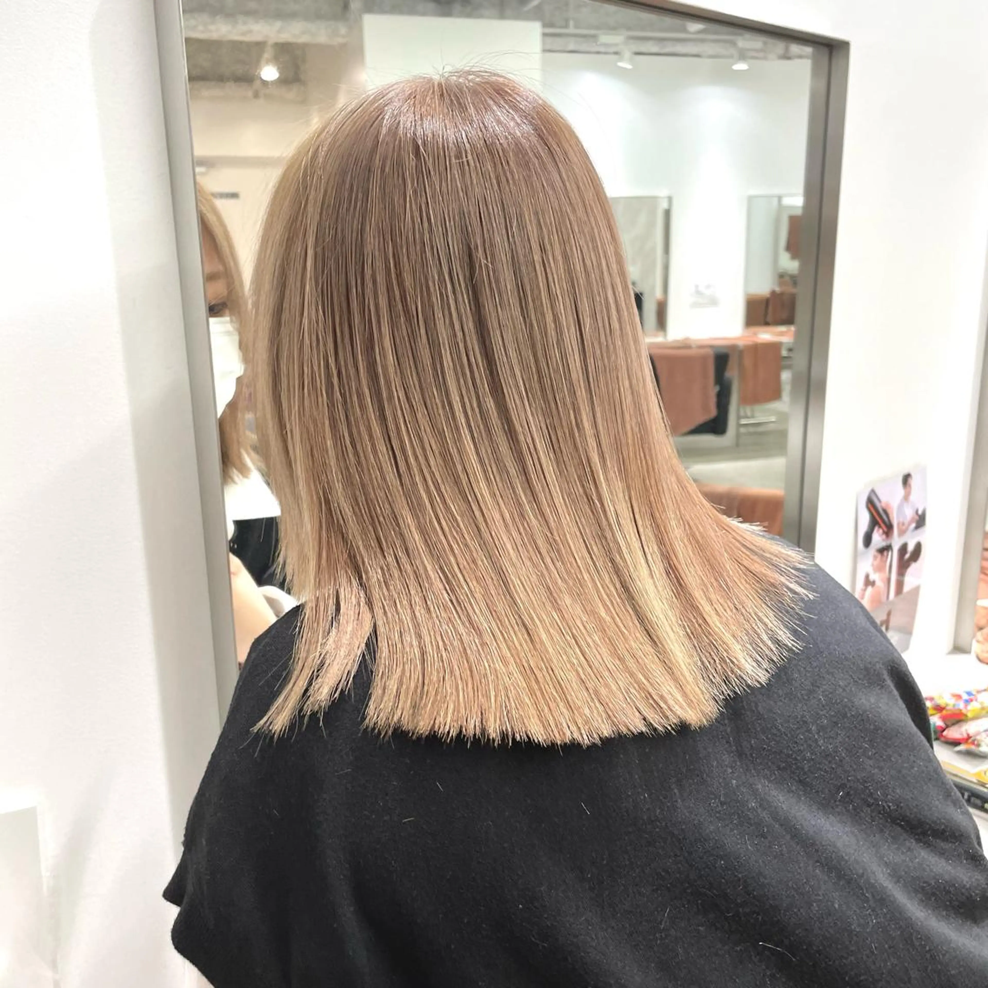 ミディアム カラー ヘアアレンジ カット ヘアカラー トリートメント 🎗秋山勇 /三宮指名No.1のヘアスタイル