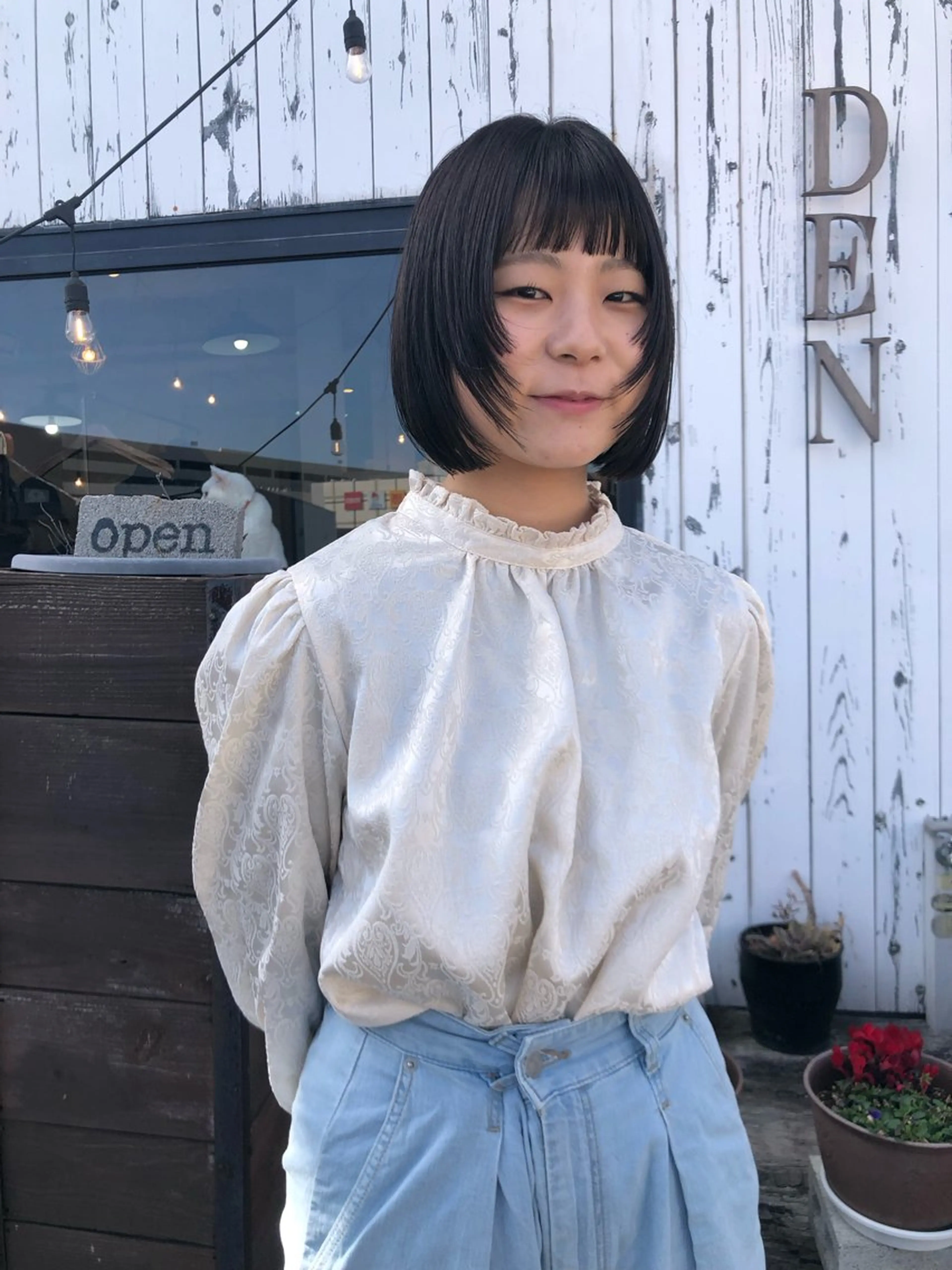 ショート カラー カット ヘアカラー デザインカット🎨 ボブ🫟おざきのヘアスタイル