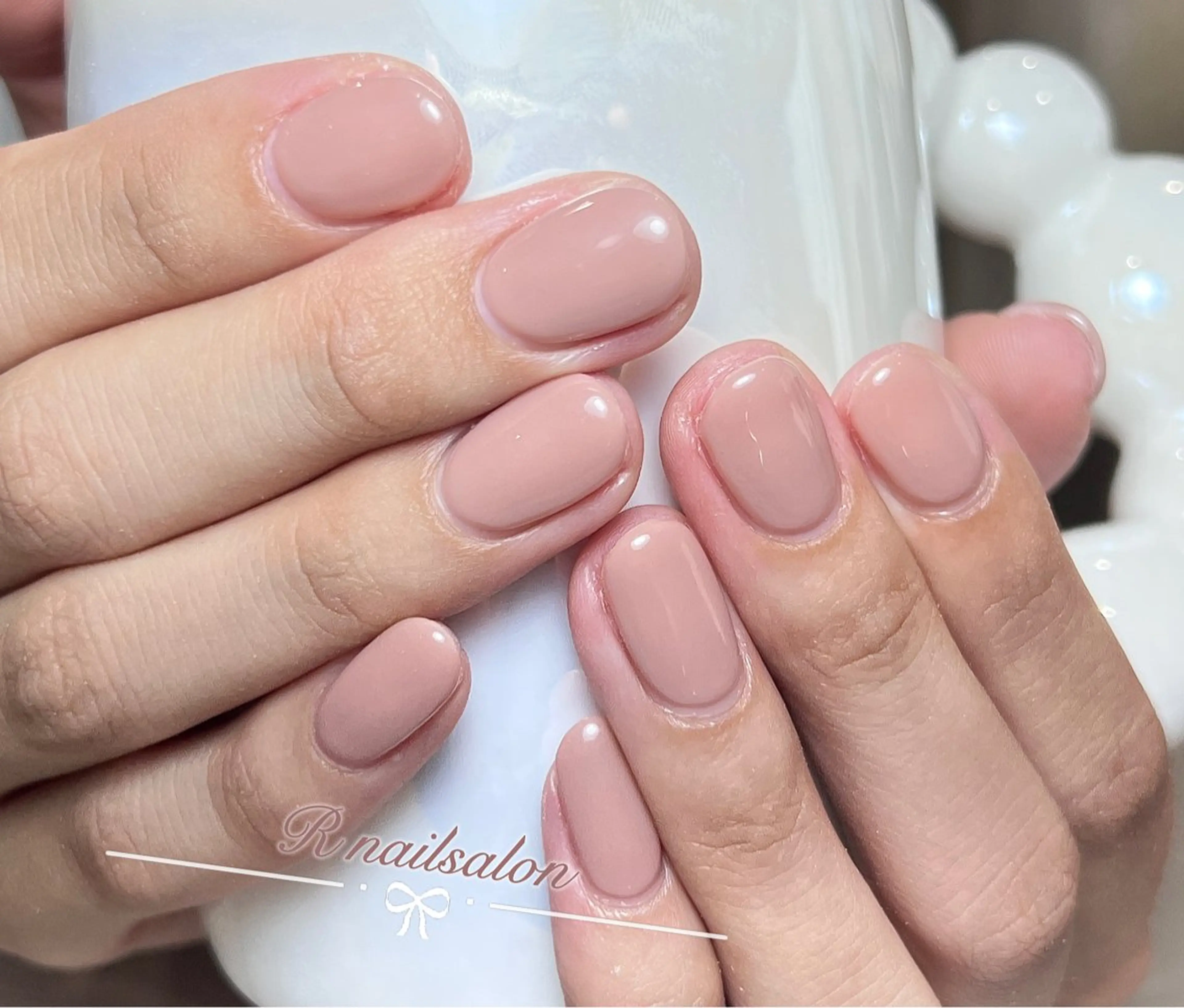 セミロング ハンドネイル R NAILSALONのネイルデザイン