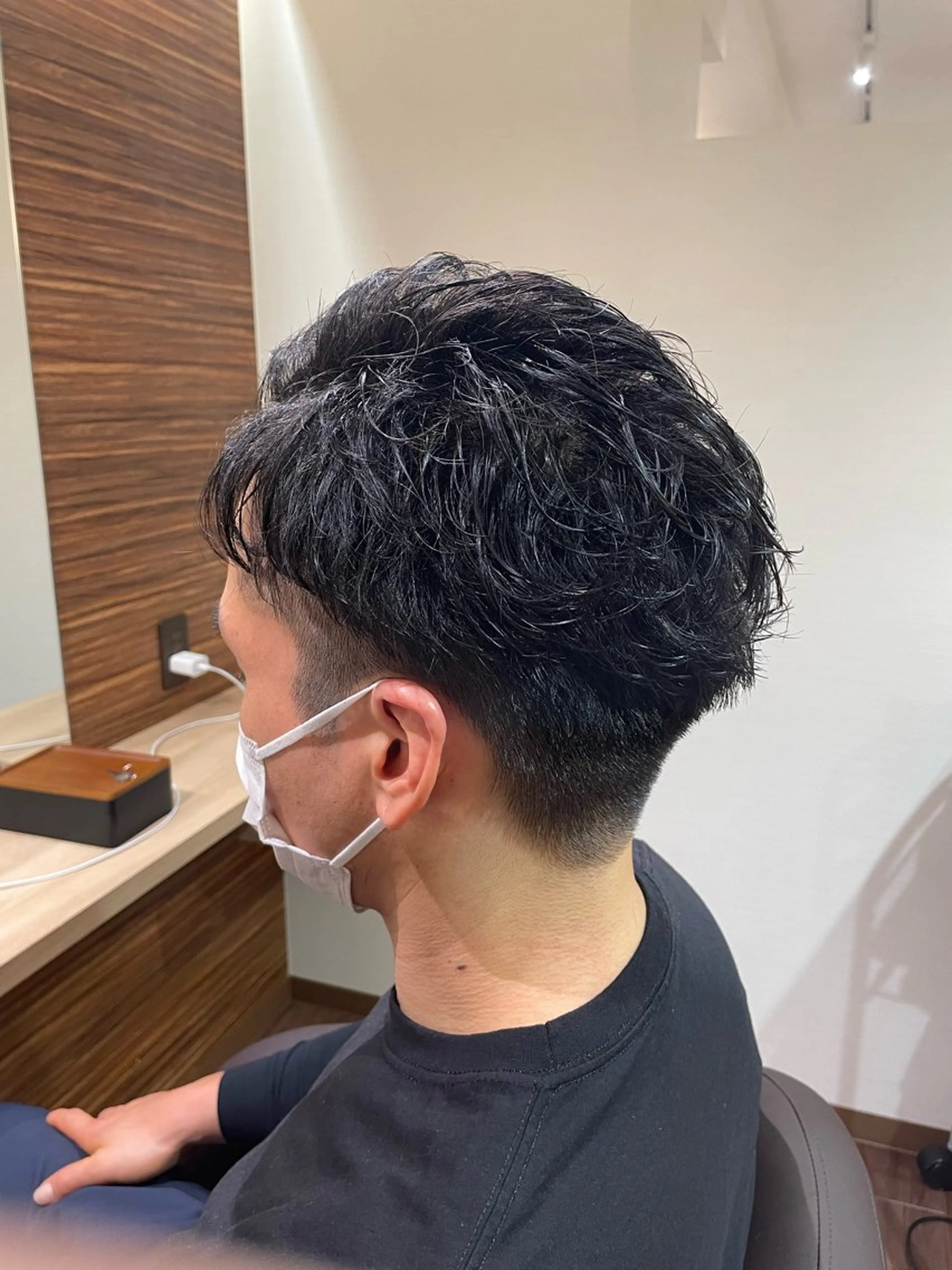 ショート パーマ メンズ 中嶋 ナカジマのヘアスタイル