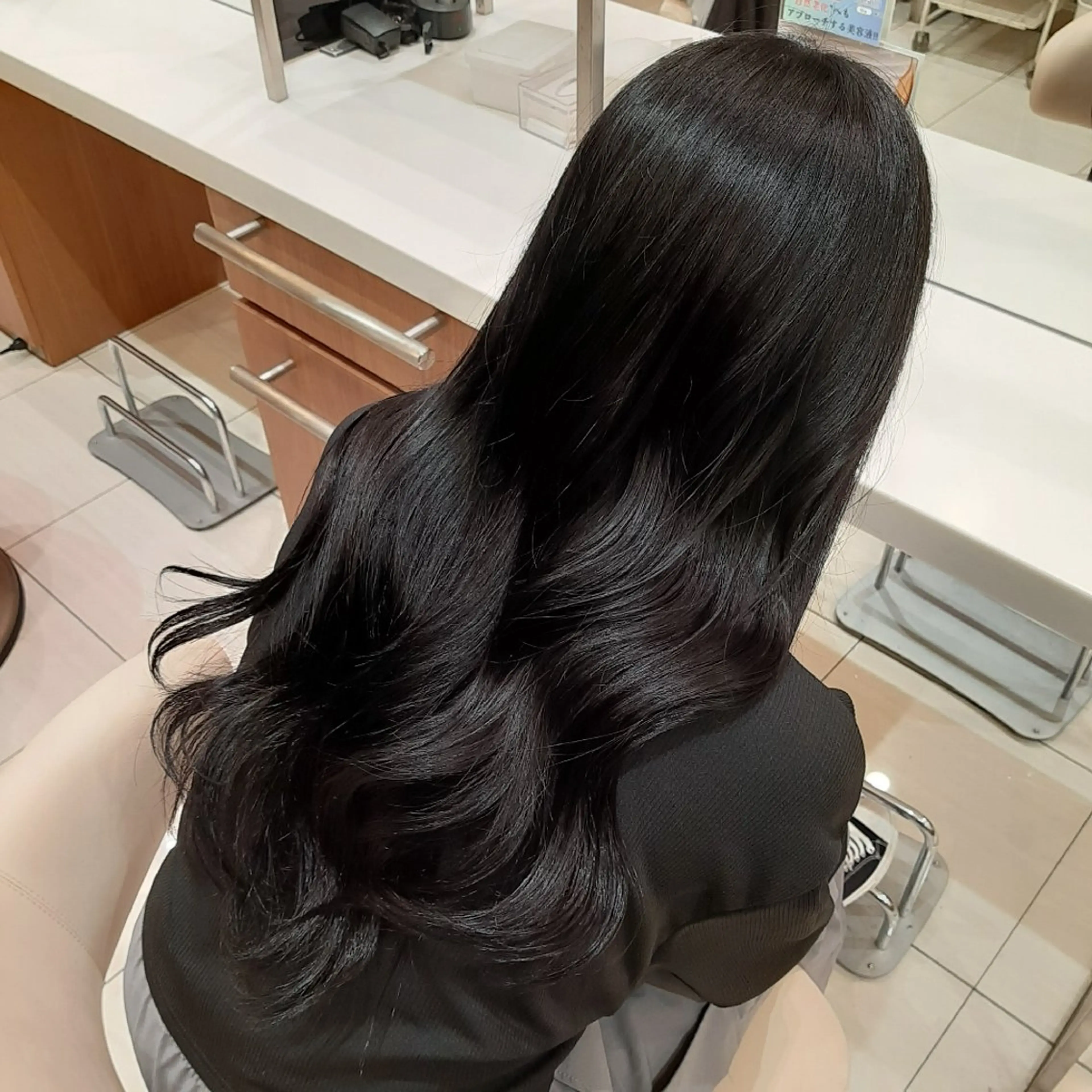 ロング カラー レナーク・ソワン やすこのヘアスタイル