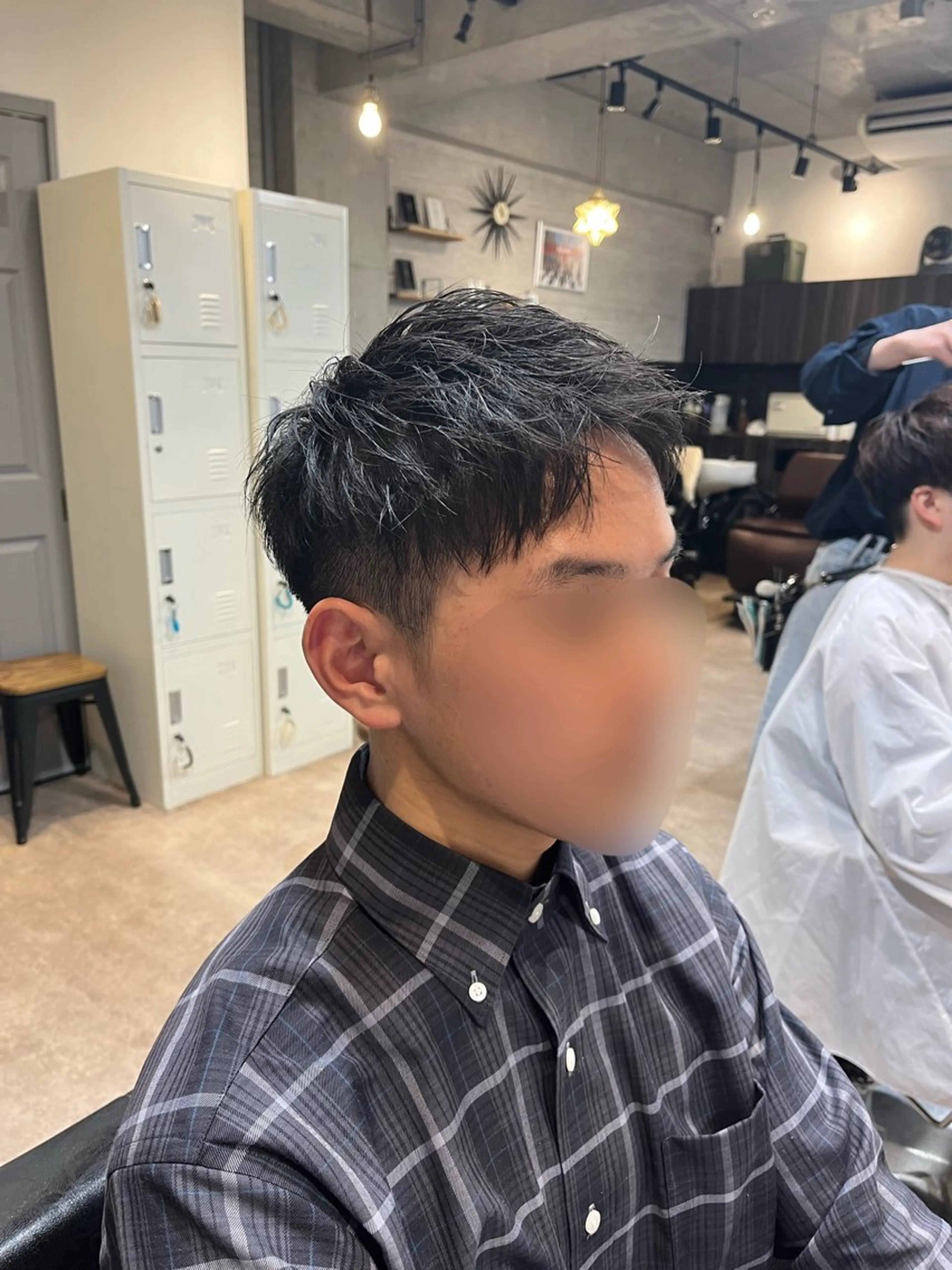 ショート メンズ アップバング メンズ就活ヘア FLAVA所属・吉祥寺メンズカット/ 韓国ヘア　渡邉壮太朗のヘアスタイル