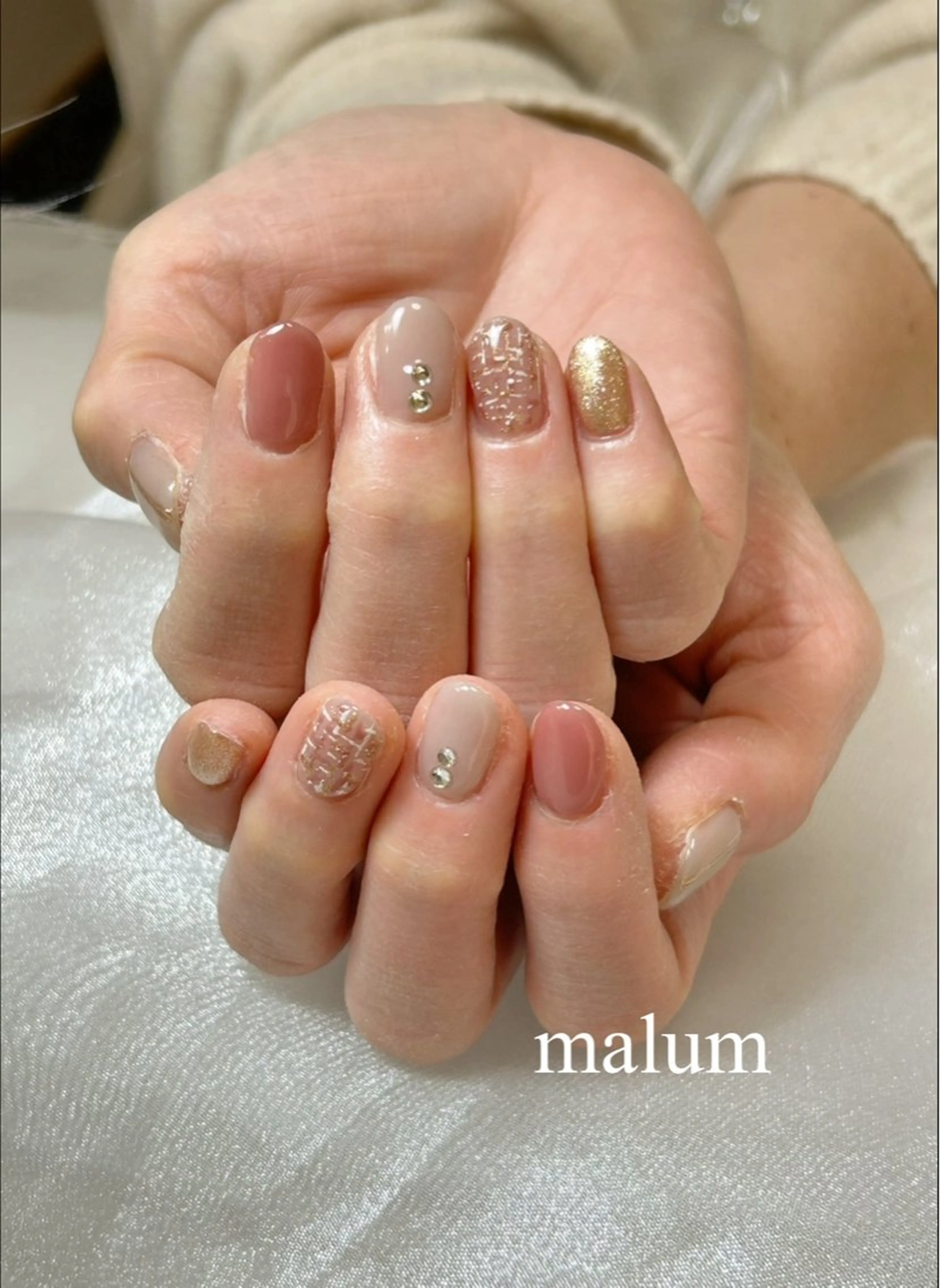 ネイル ハンドネイル malum nailのネイルデザイン
