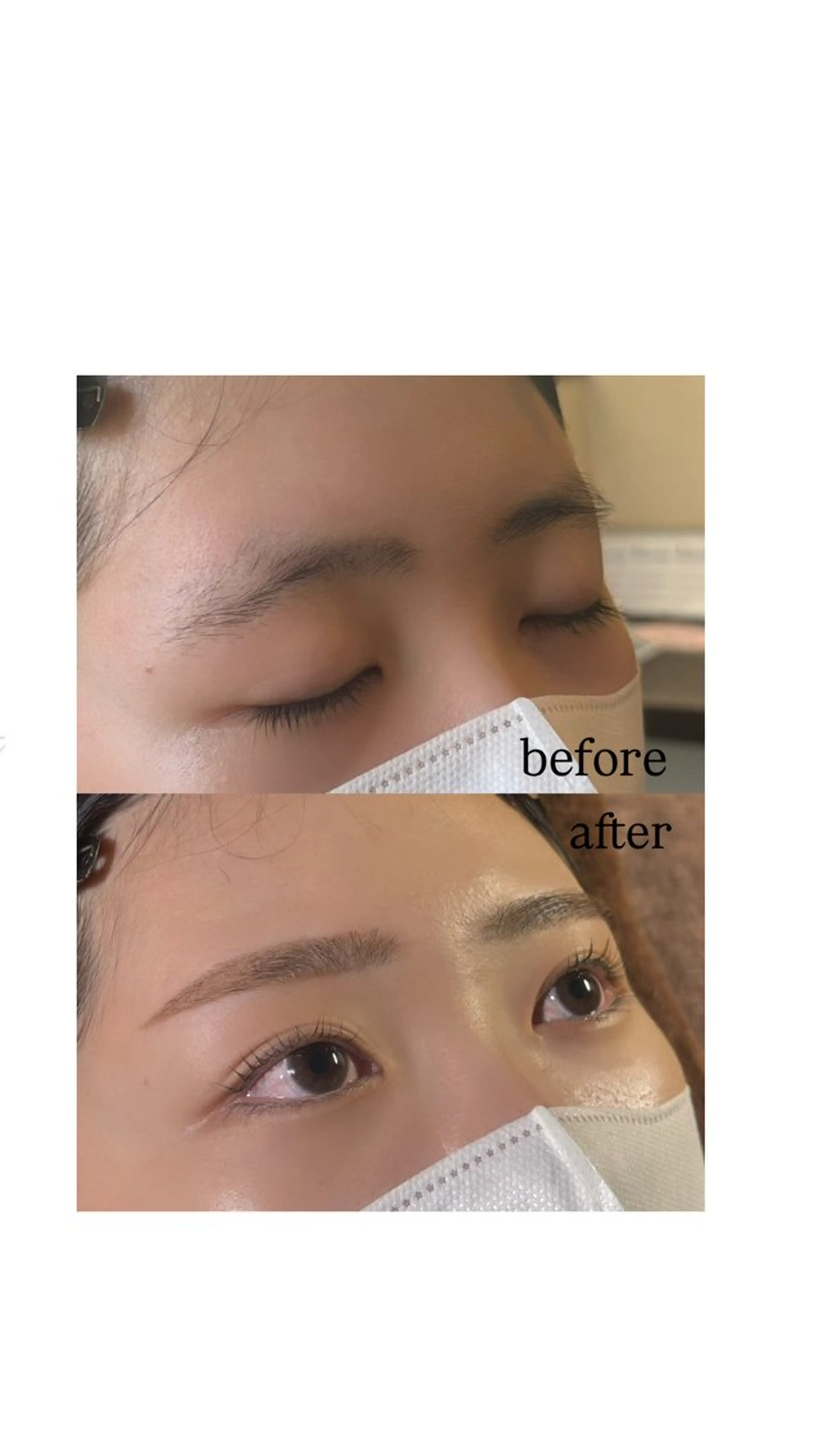 まつ毛パーマ＆美眉スタイリング✨(眉メイク込み👀💄💖の写真