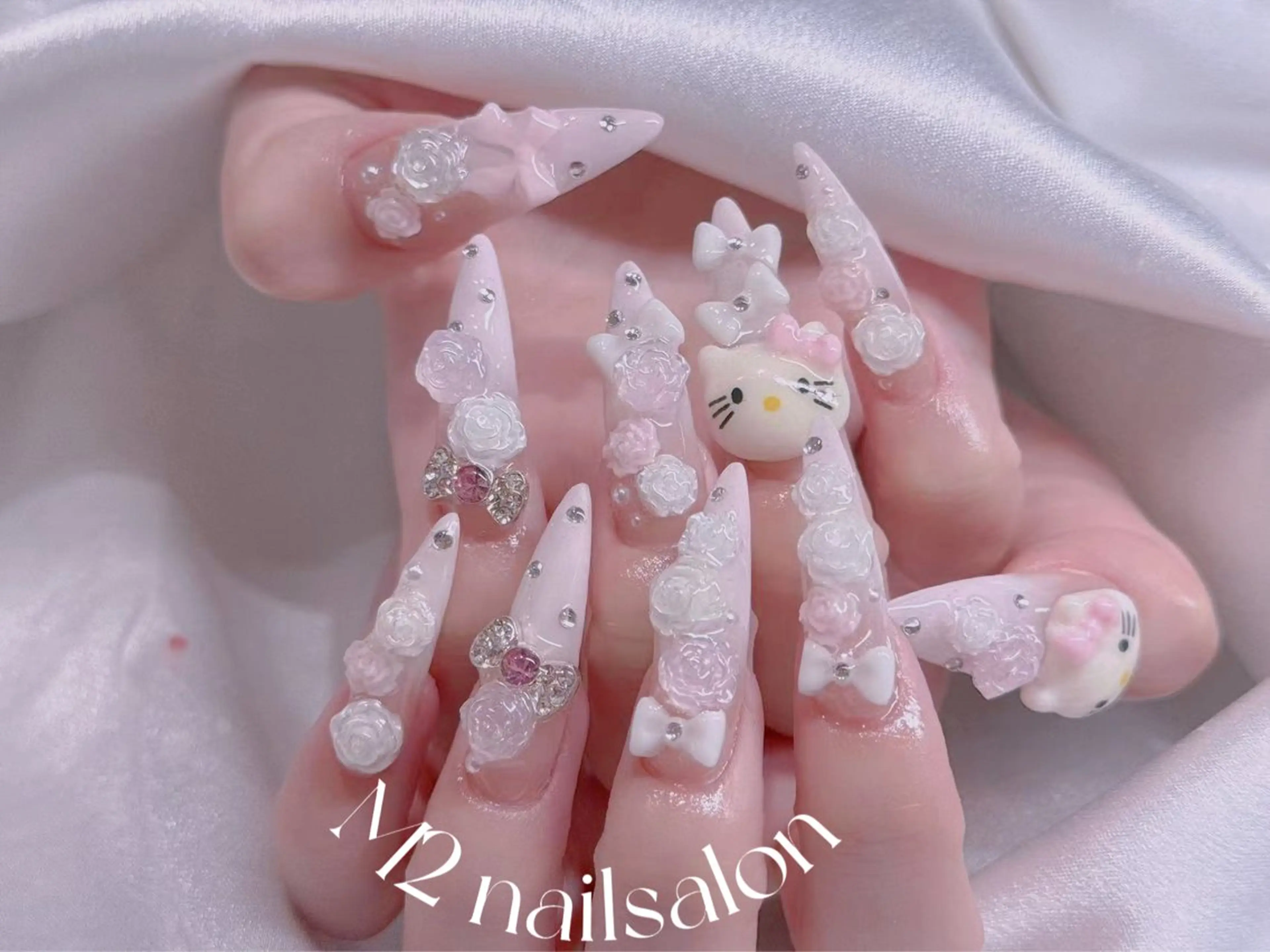 ネイル ハンドネイル 長さだし専門店 M2　rikaのネイルデザイン