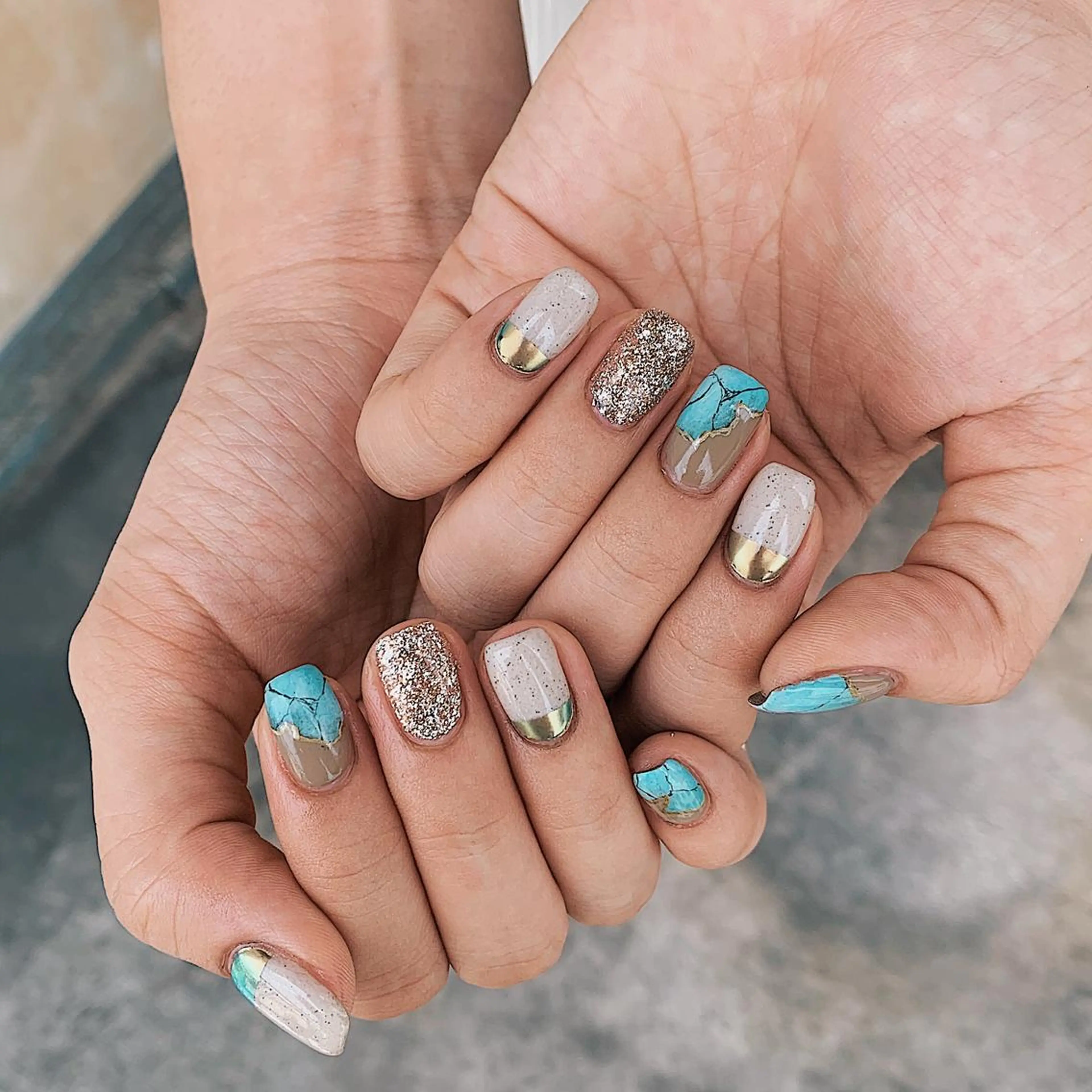 ネイル 夏ネイル tener 🧋yume🧋のネイルデザイン