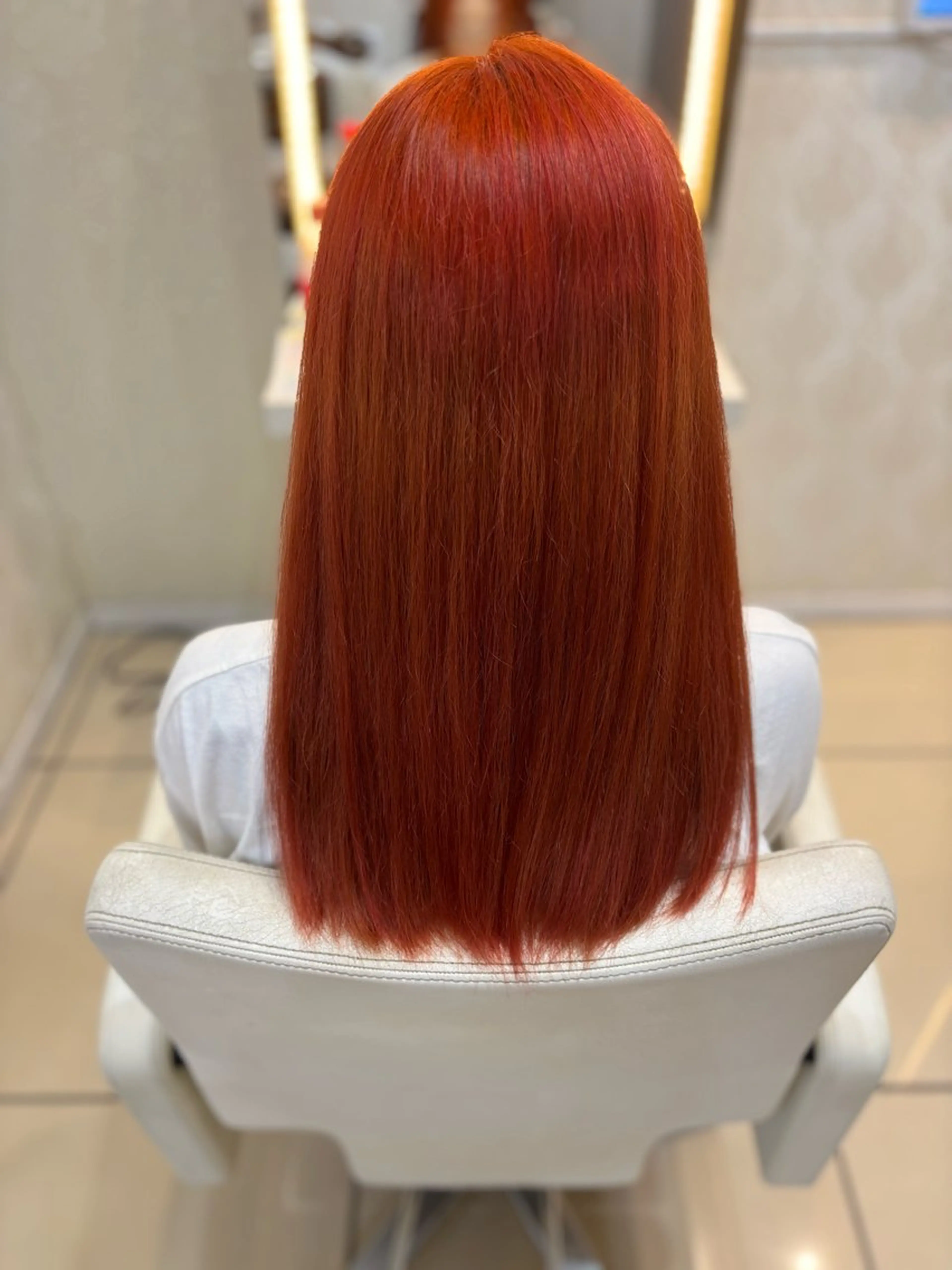セミロング ヘアカラー ☁️ Rinoa☁️のヘアスタイル