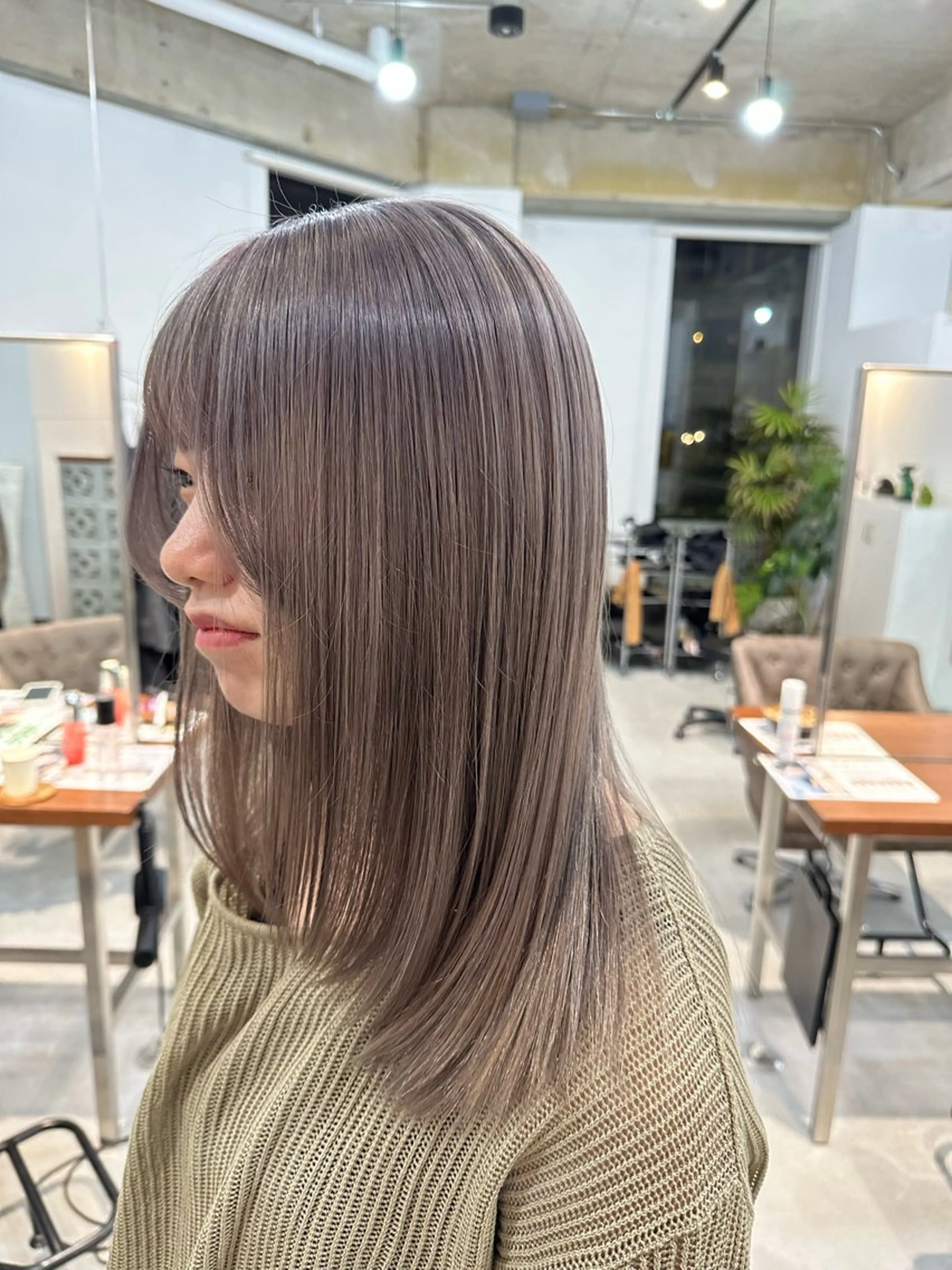 セミロング カラー レイヤーカット カイリ /レイヤーカットのヘアスタイル