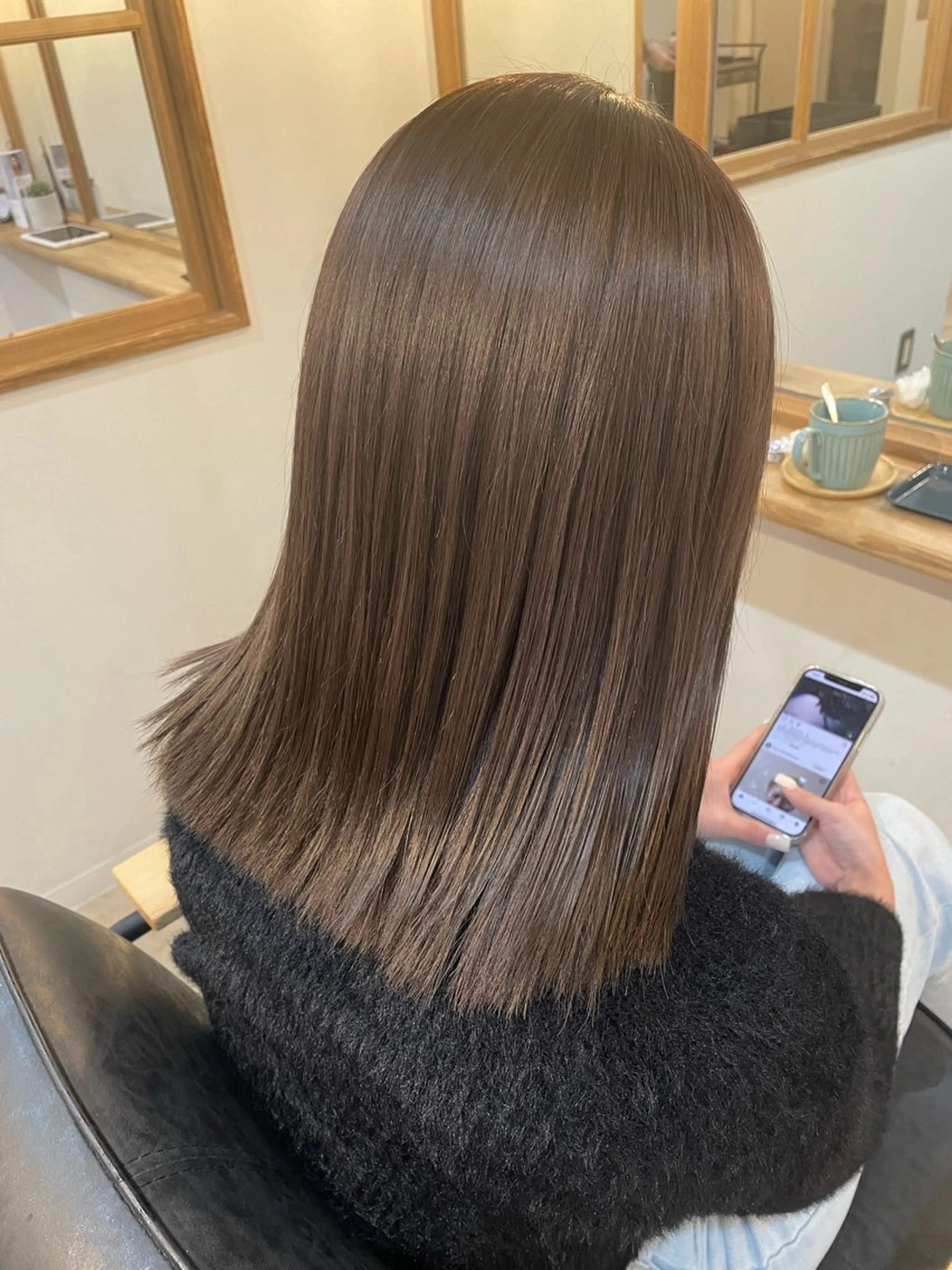 ミディアム カラー Matsubara asuka  ☪︎のヘアスタイル