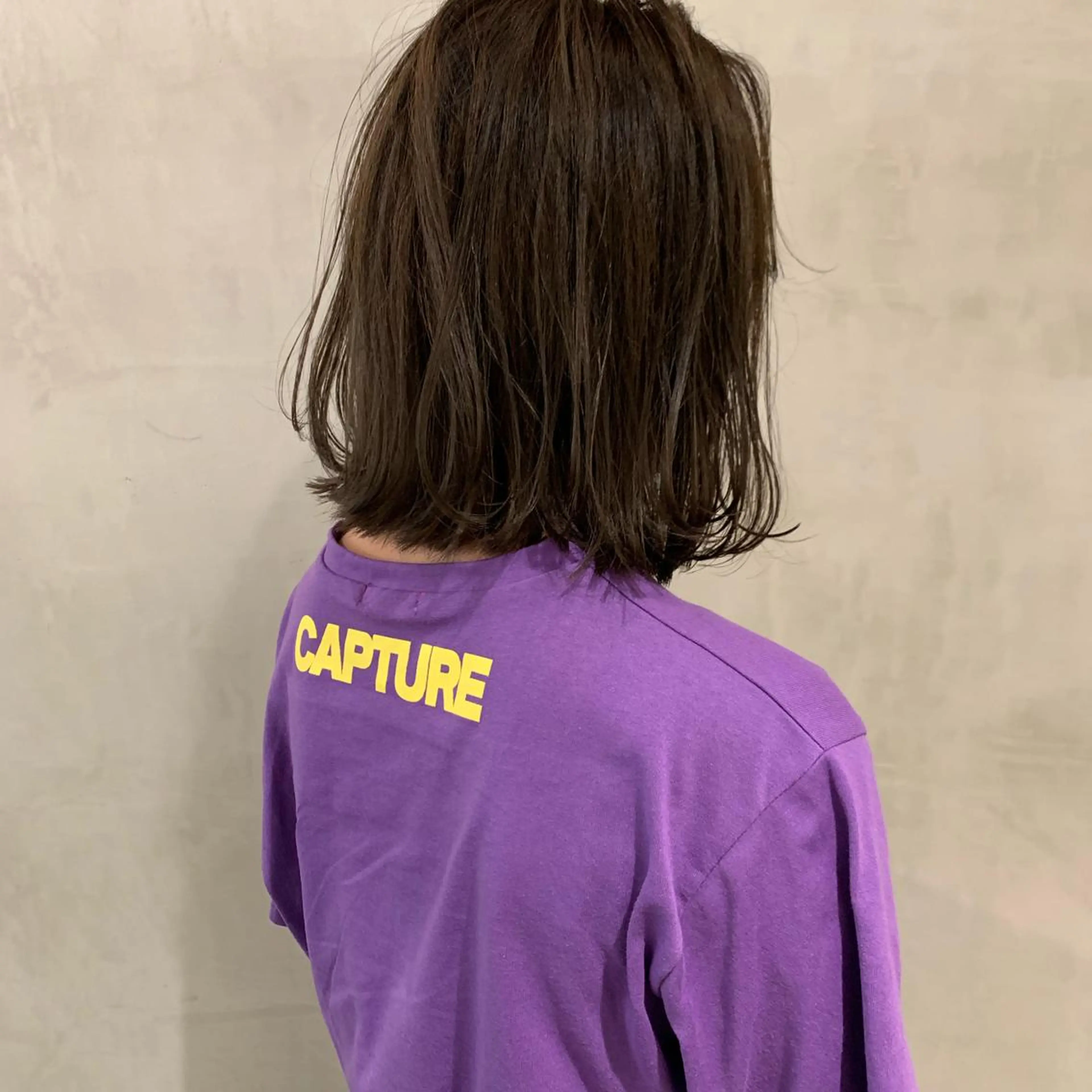 ミディアム カット ヘアカラー トリートメント アンニュイヘア🪽 ayumiのヘアスタイル