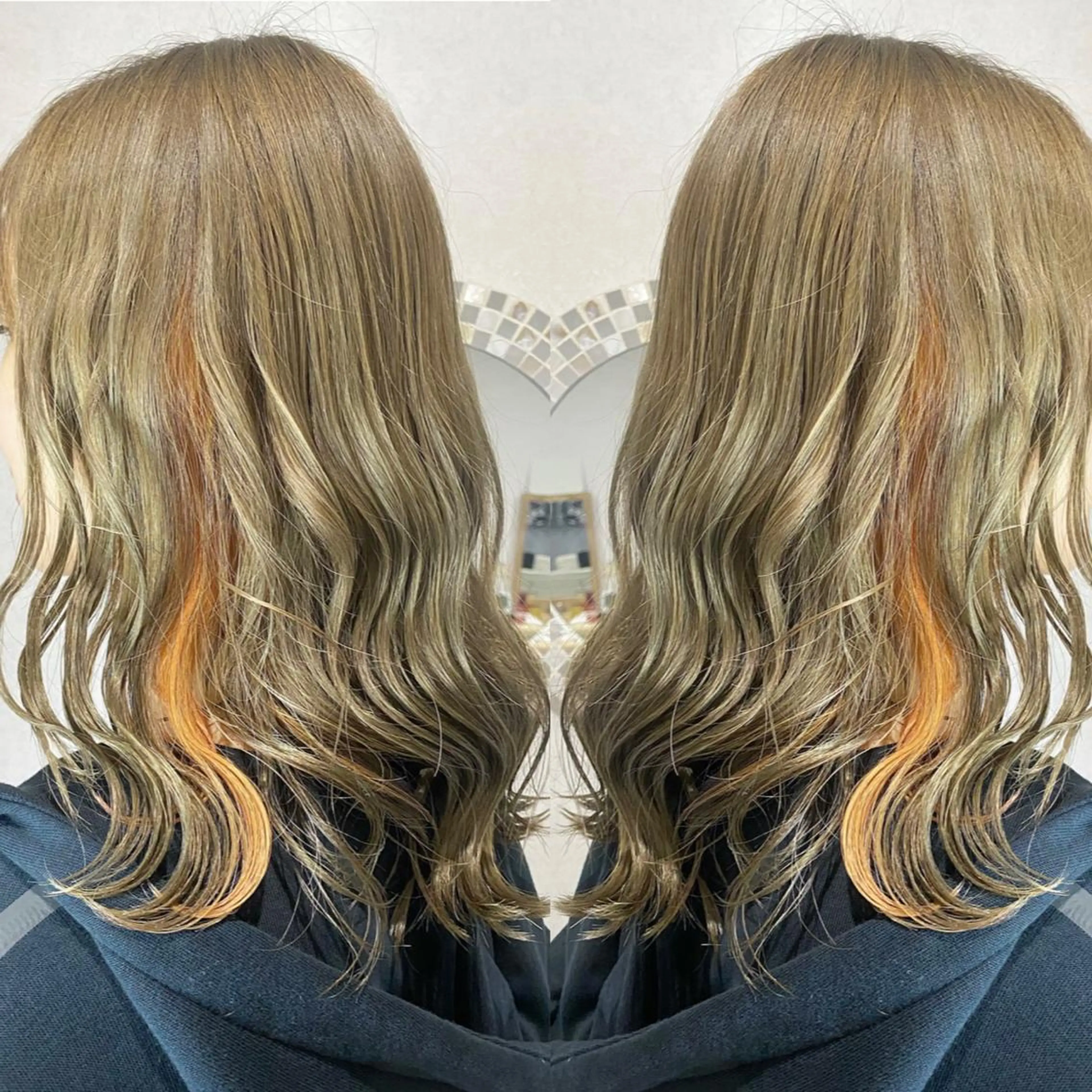 ミディアム ヘアカラー Designer EGGのマツエク・マツパデザイン