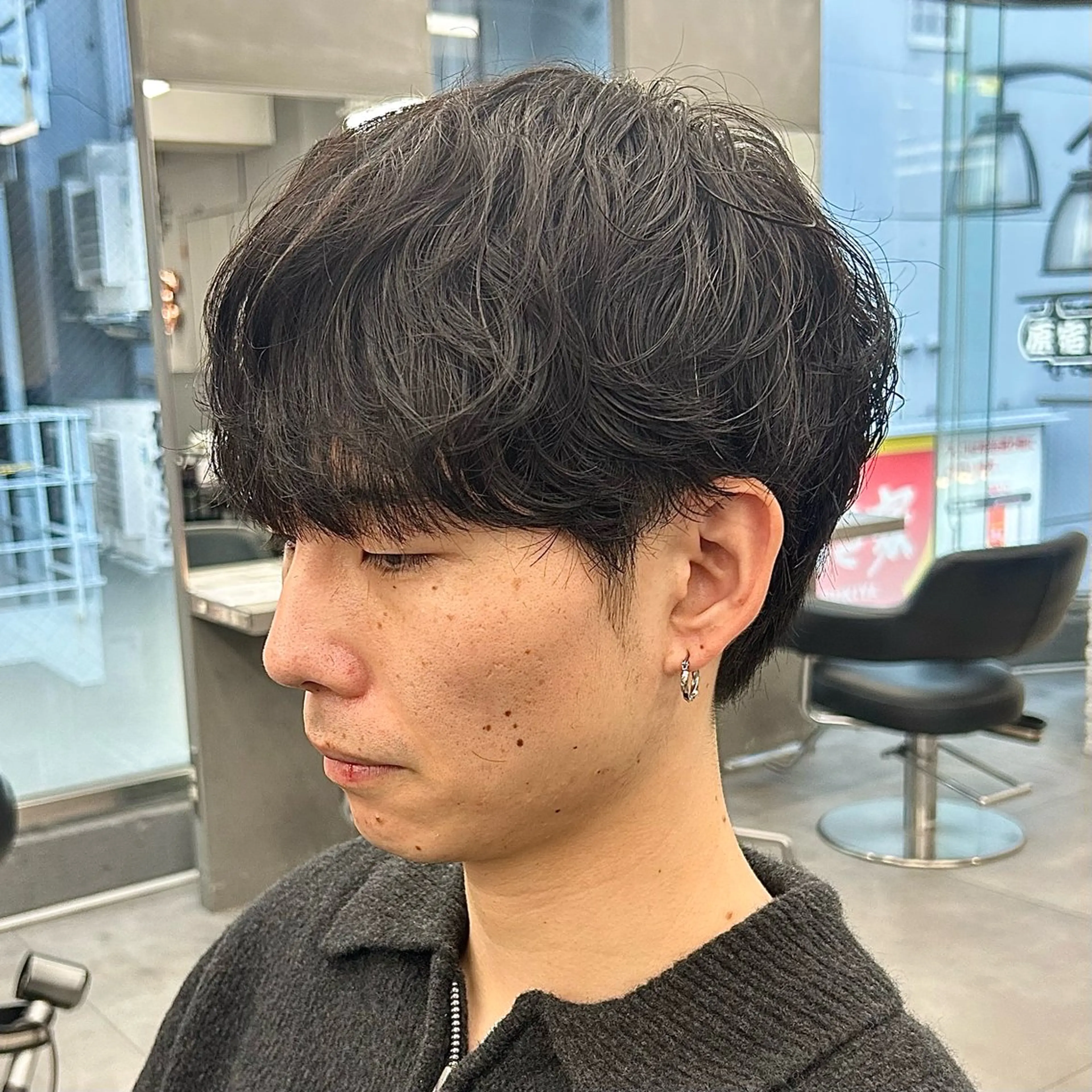 パーマ メンズ メンズパーマ カット パーマ 韓国ヘア🇰🇷 メンズパーマ/つかさのヘアスタイル