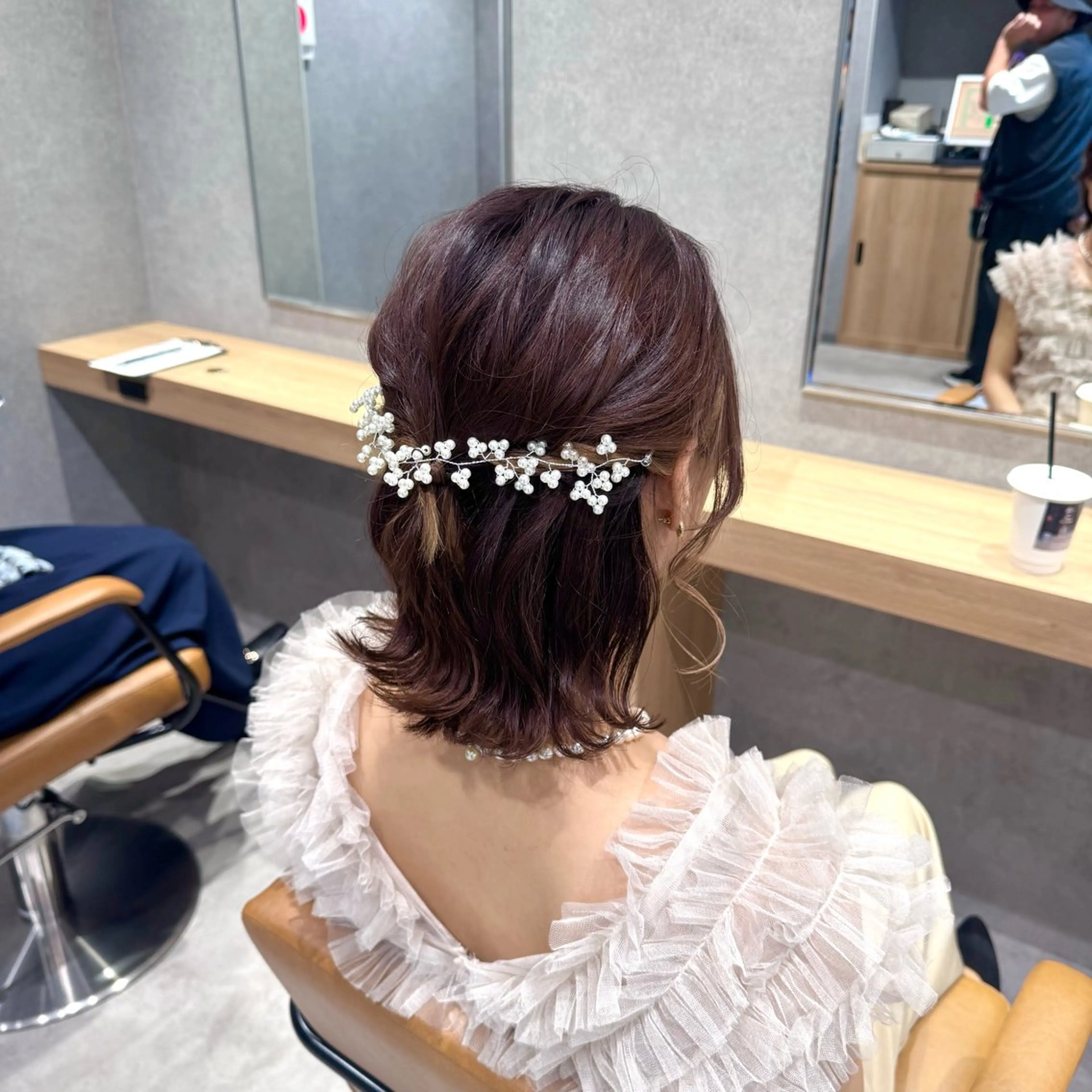 ショート ヘアセット ハイトーン/ピンク 🎀山岸 沙弥香のヘアスタイル