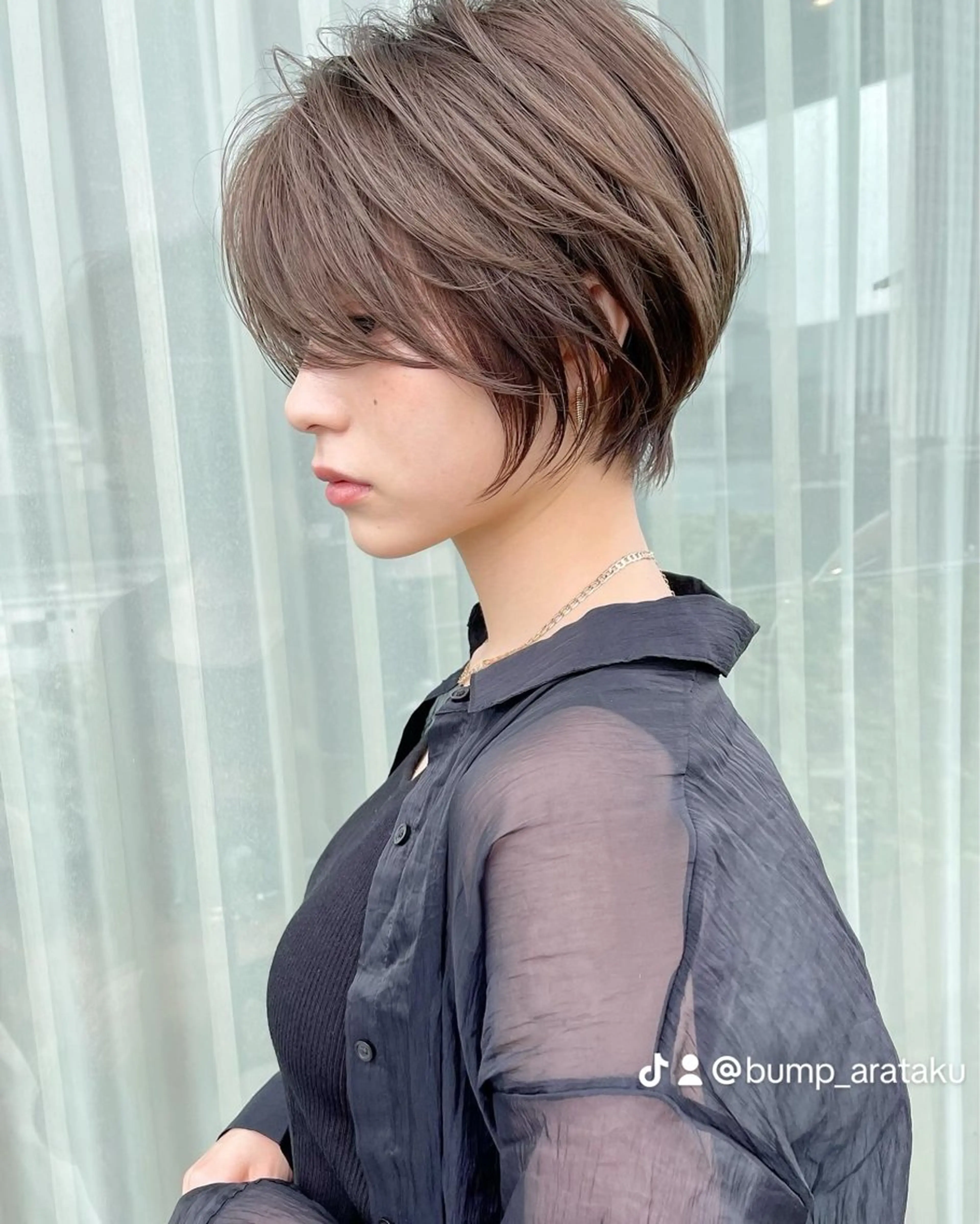 ショート カット 無料カットモデル/ 大人ショート/荒砂のヘアスタイル