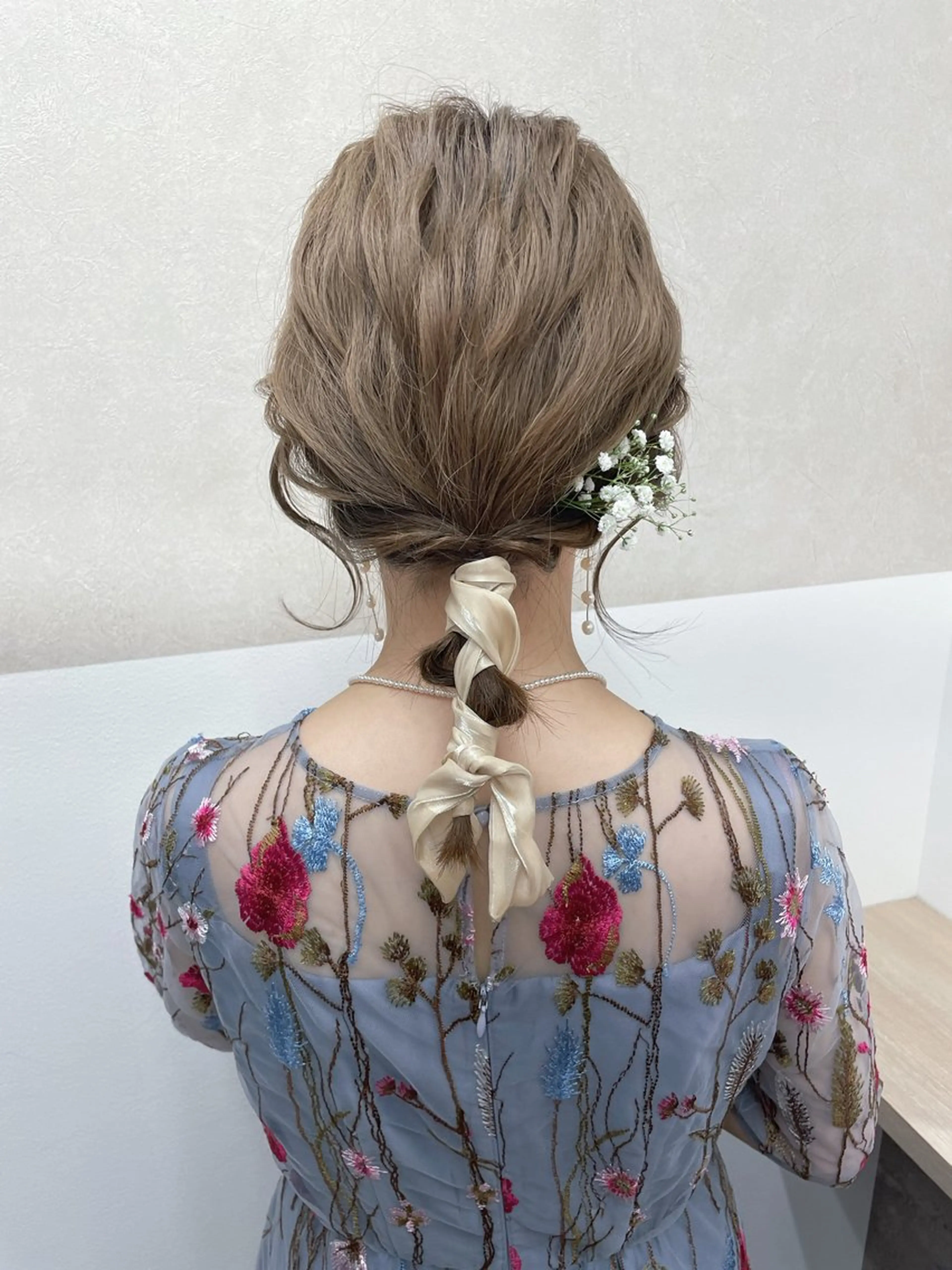 ヘアアレンジ 結婚式・ブライダル ヘアセット _WHITE 天神店 YUMEKA🐻のヘアスタイル