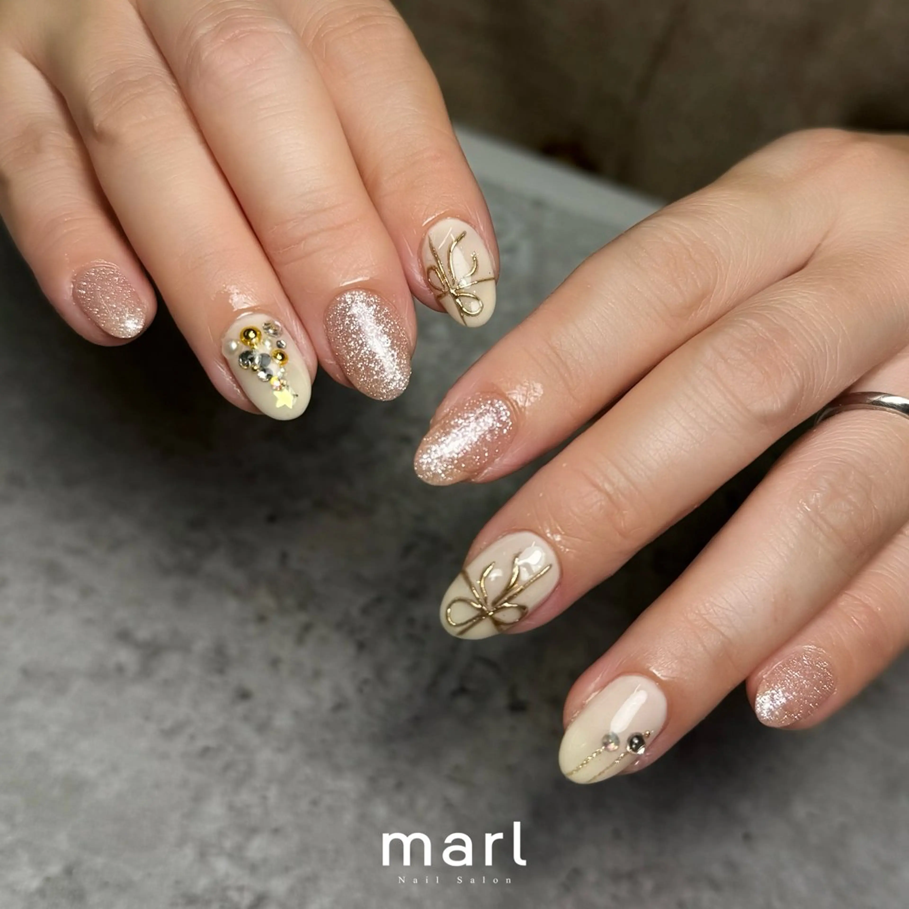 ネイル ハンドネイル marl -Msisnailsalon-甲子園店所属・marl 甲子園店 aiのネイルデザイン