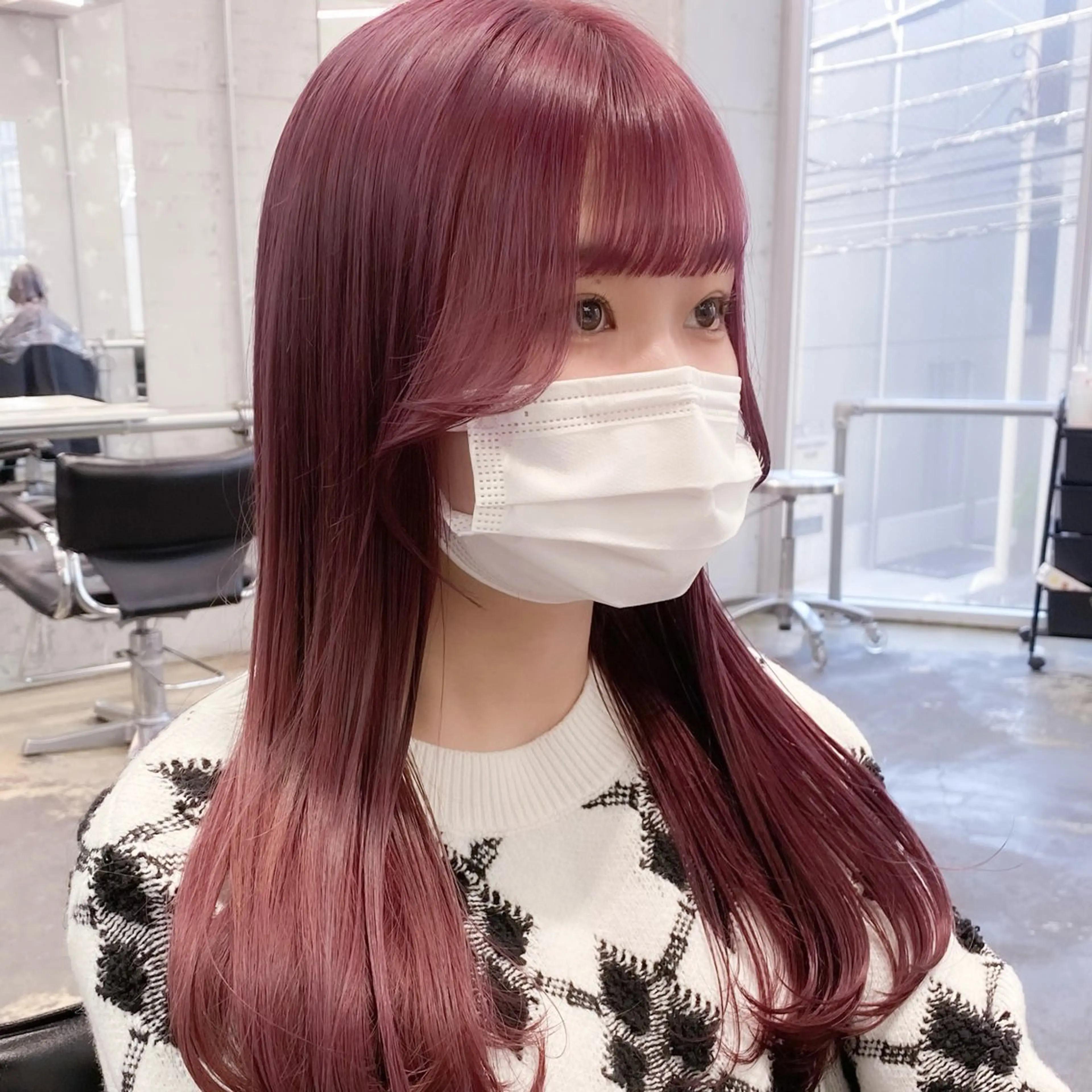 ロング カラー ヘアアレンジ 💗💗韓国レイヤー yu-ki💗💗のヘアスタイル