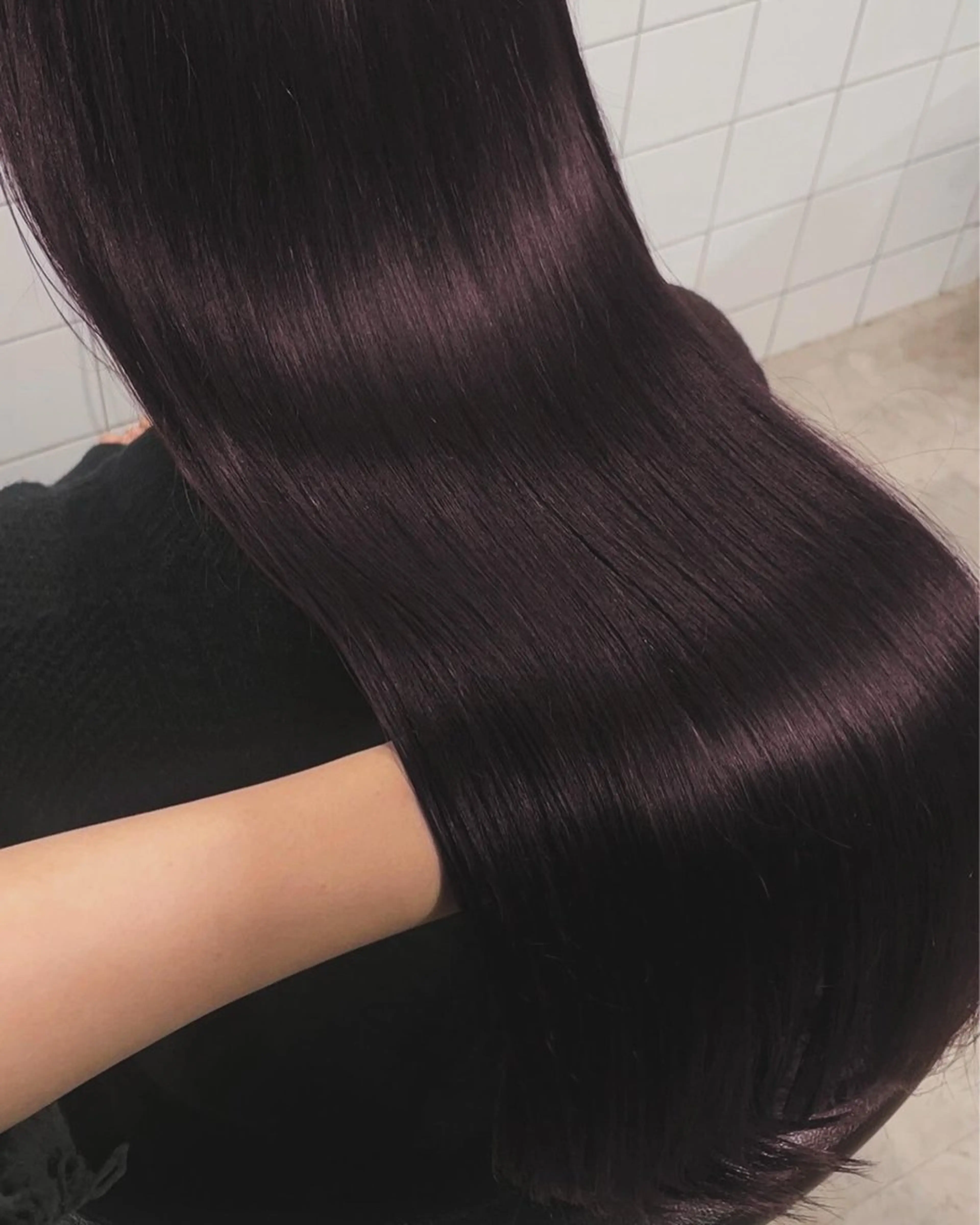 ロング カラー ヘアアレンジ ブリーチ ダブルカラー ブリーチなしカラー 髪質改善 韓国風🤍グレ ージュ🤍たくみのヘアスタイル