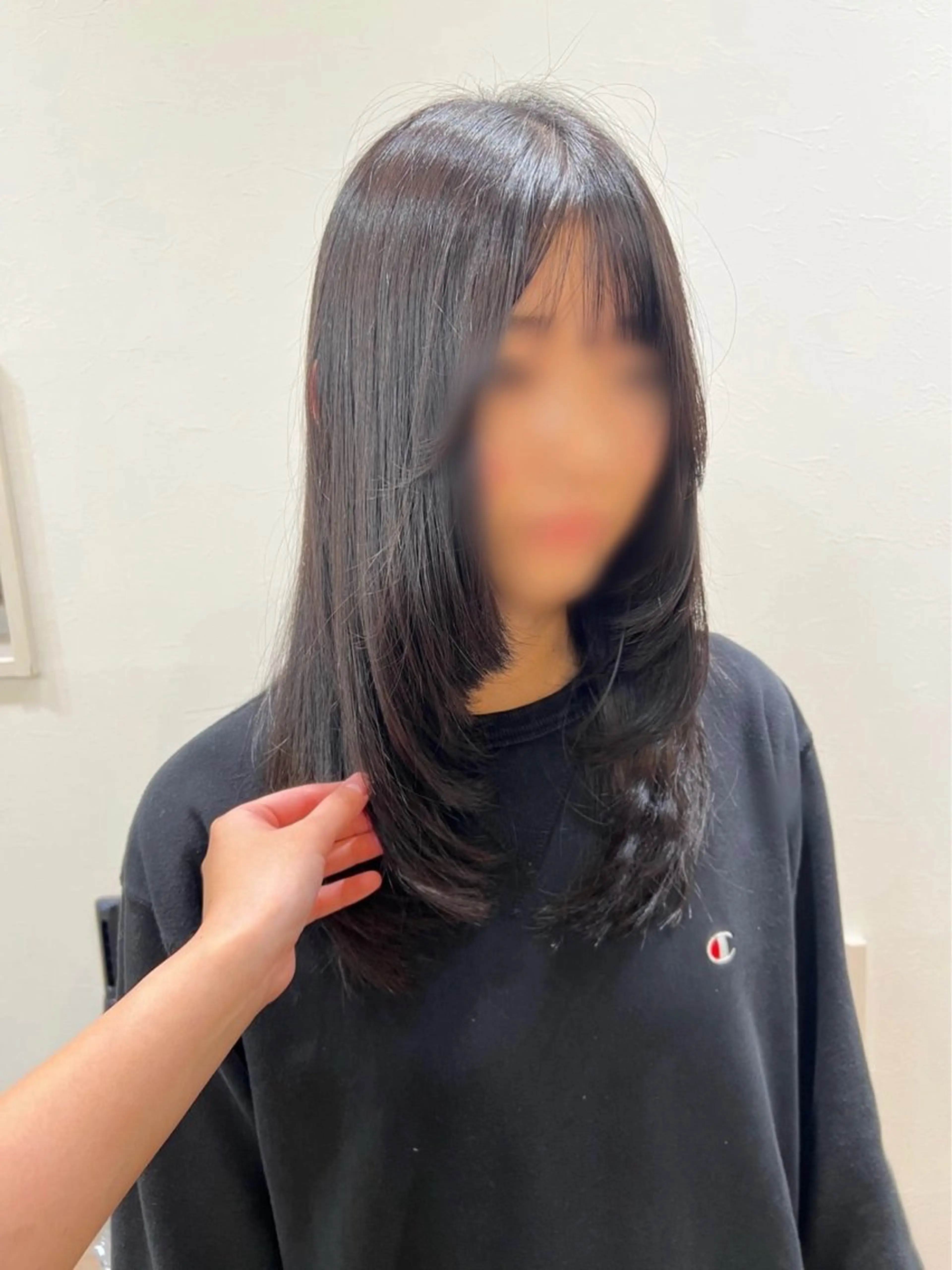 セミロング レイヤーカット reco所属・reco/ ユメカのヘアスタイル