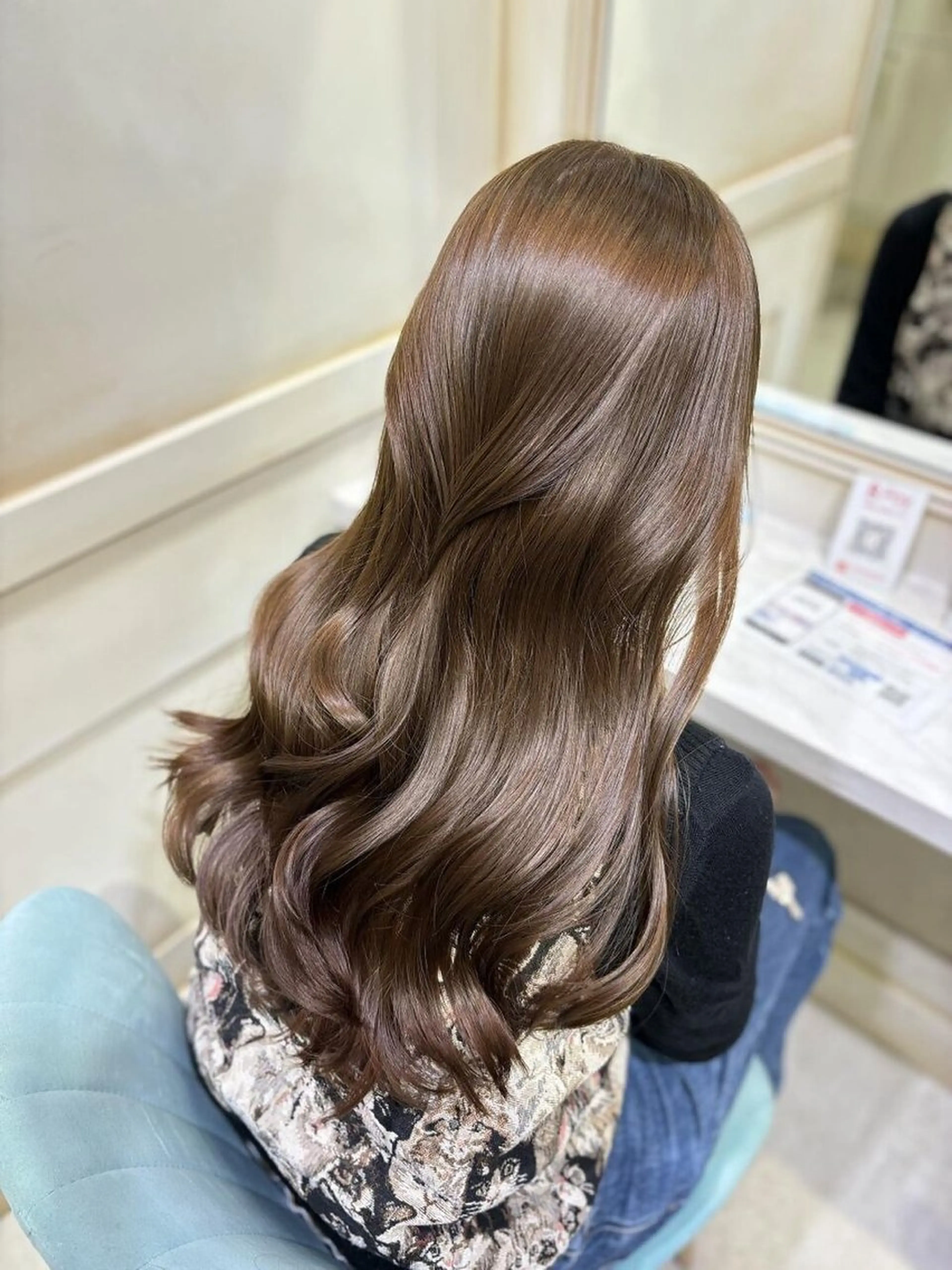 【ミニモ学割】🧸ベージュ系限定メニュー🧸ワンカラー+1stepトリートメントの写真
