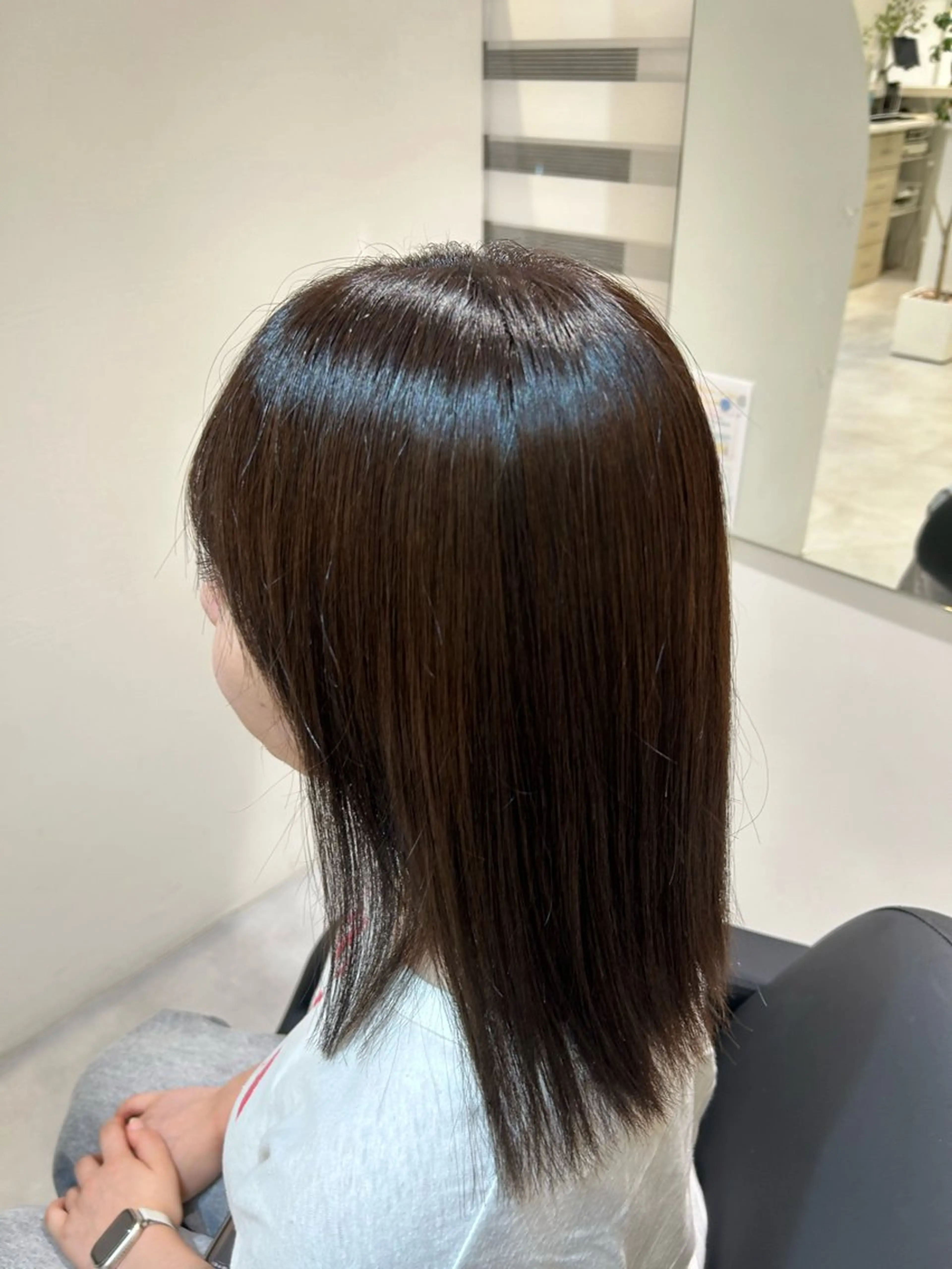 カラー 髪質改善ストレート 難波🫧kanamiのヘアスタイル