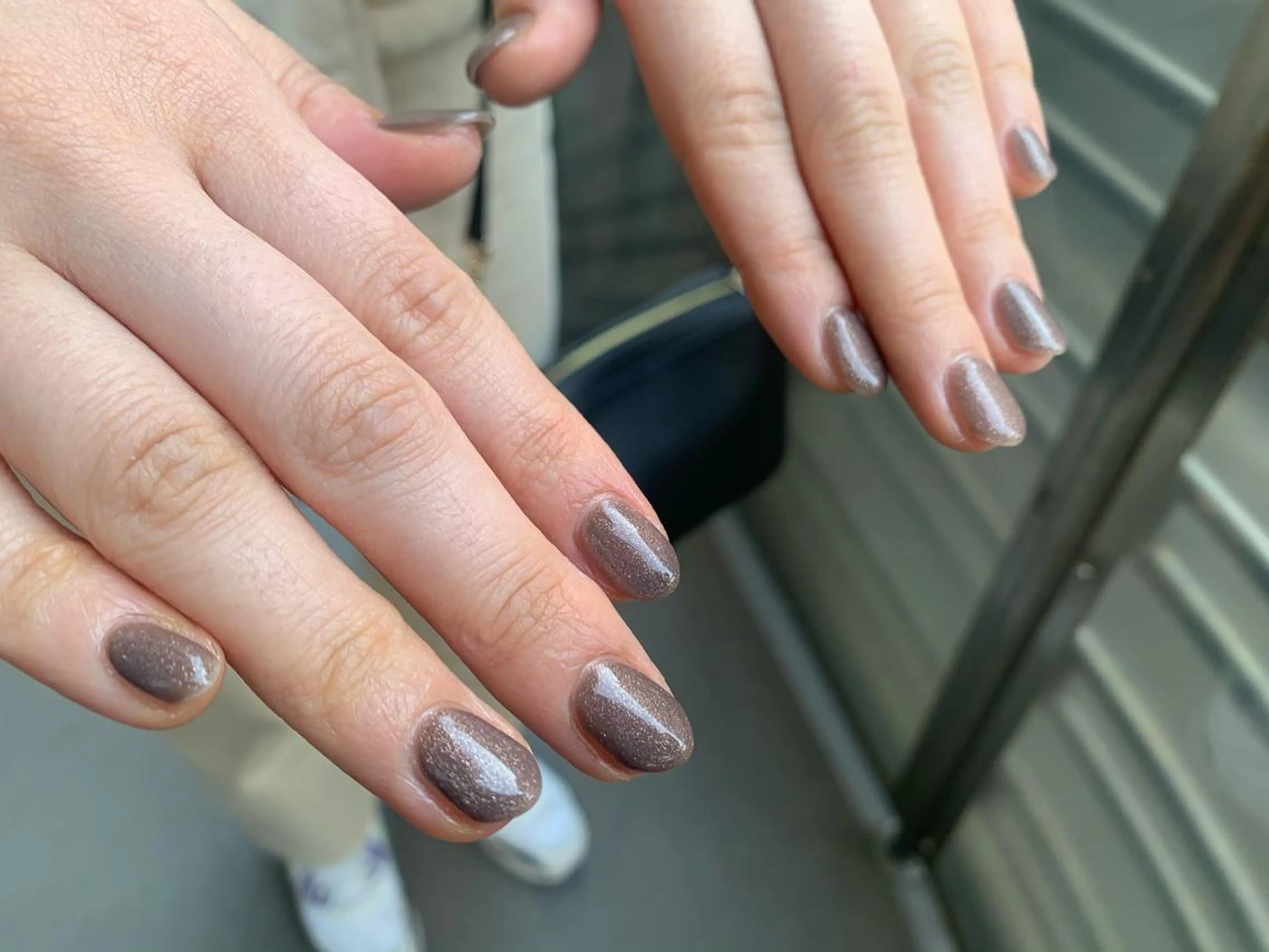 ネイル ラメ(グリッター) ワンカラーネイル nail＊ runa🌻のネイルデザイン