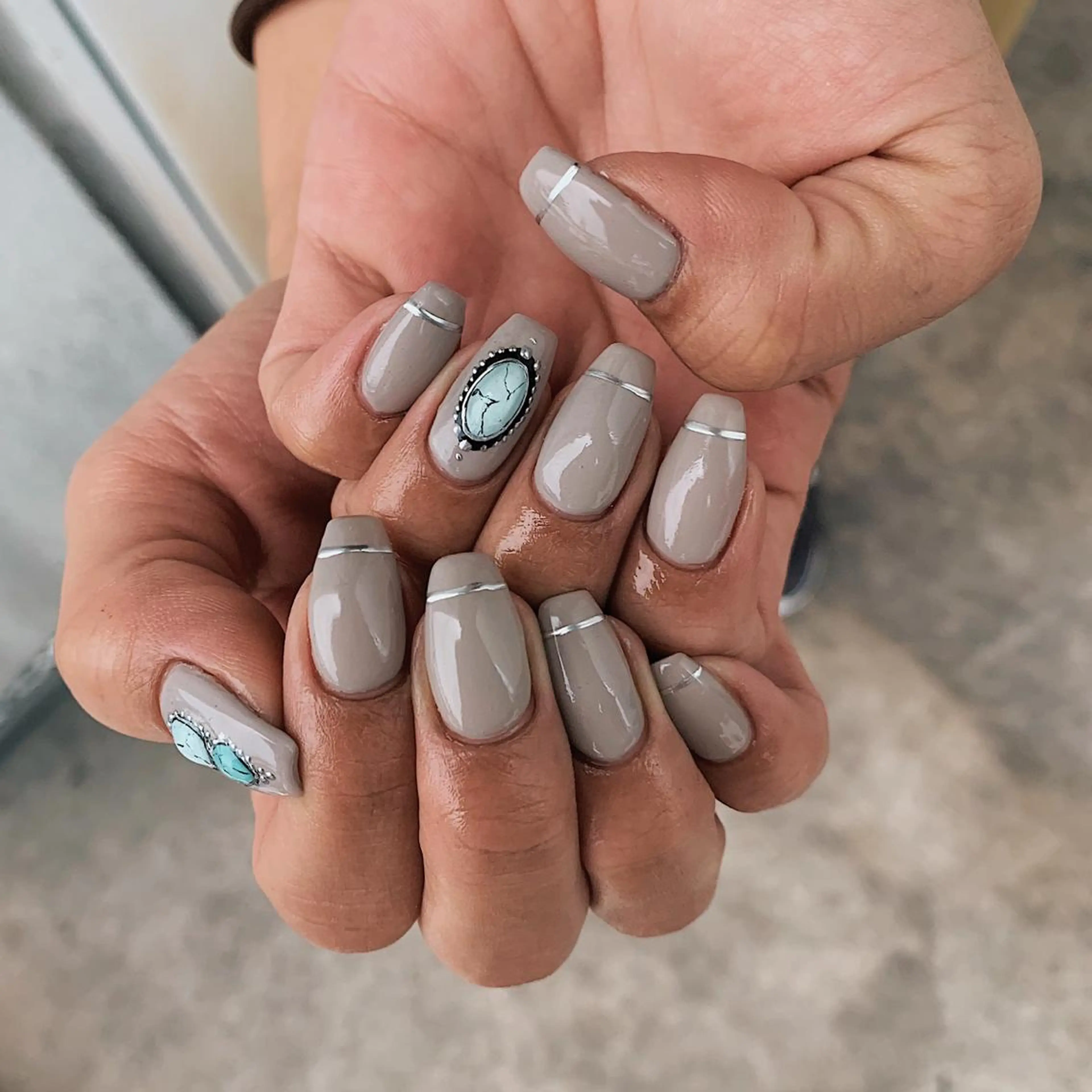 ネイル シンプルネイル tener 🧋yume🧋のネイルデザイン