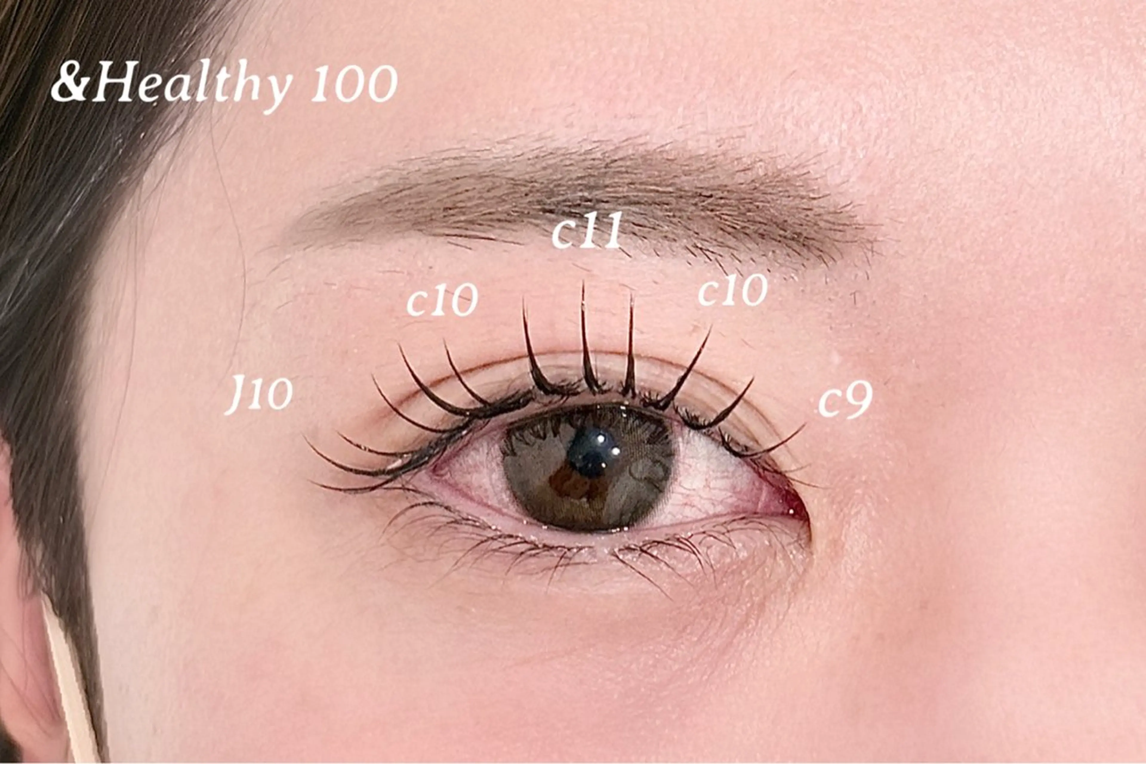 マツエク・マツパ WHITE LASH 西宮店所属・WHITE LASH 西宮【REIKA】のマツエク・マツパデザイン