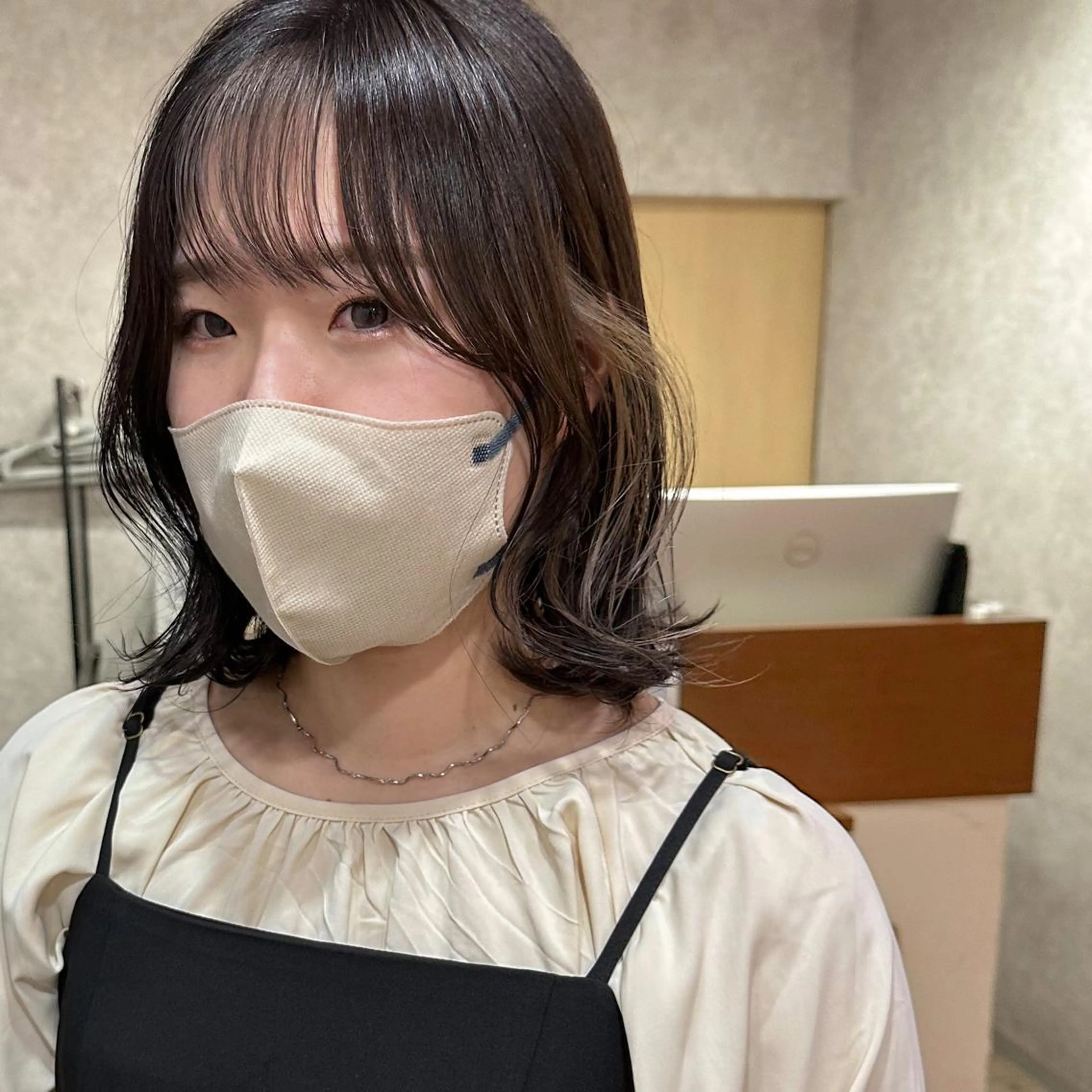 ミディアム カラー 高橋 みく/ minim 暖色のヘアスタイル