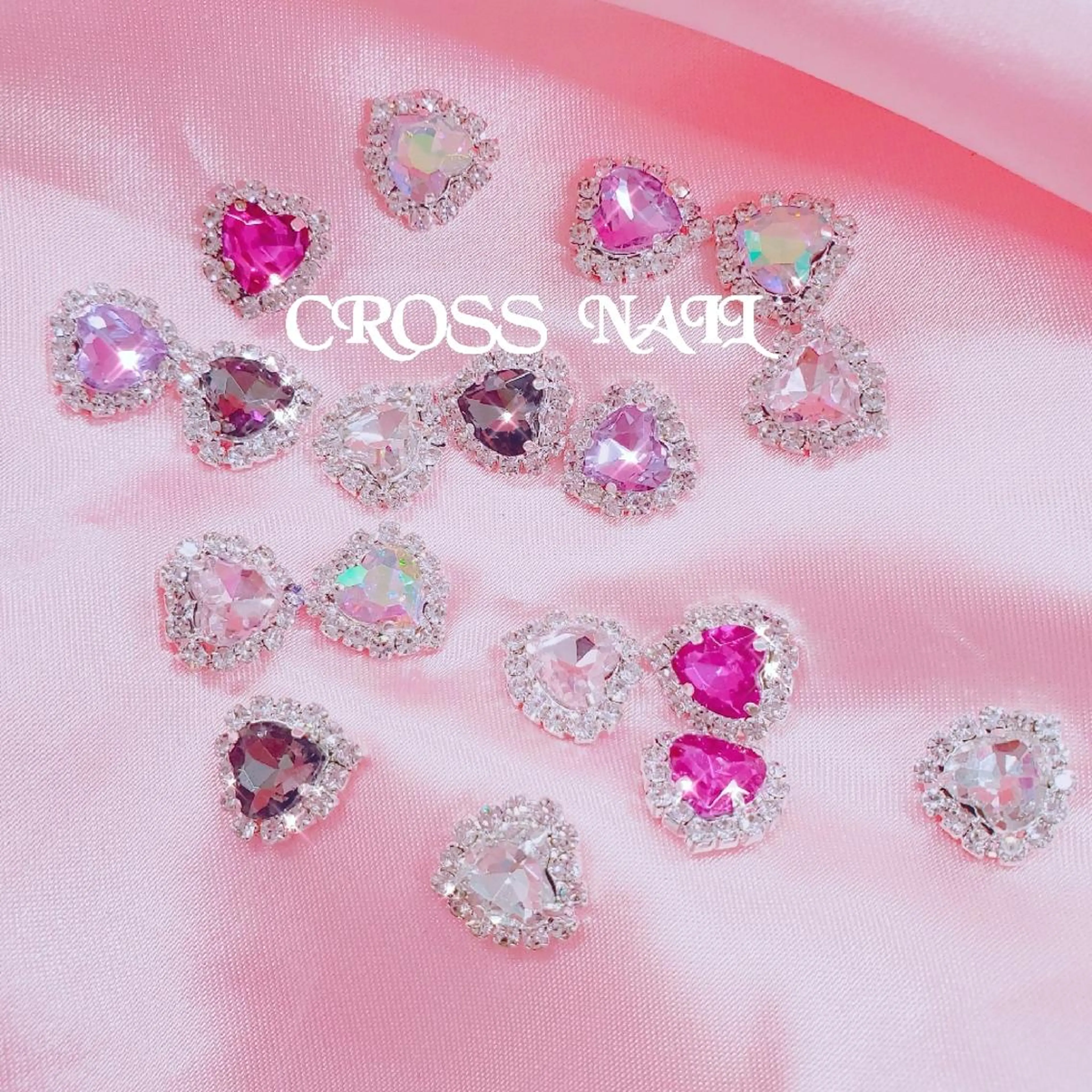 ネイル 長さ出し 氷ネイル・うるうるネイル 韓国ネイル ネイルチップ CROSS SALON/Lazy所属・CROSS クロス のネイルデザイン