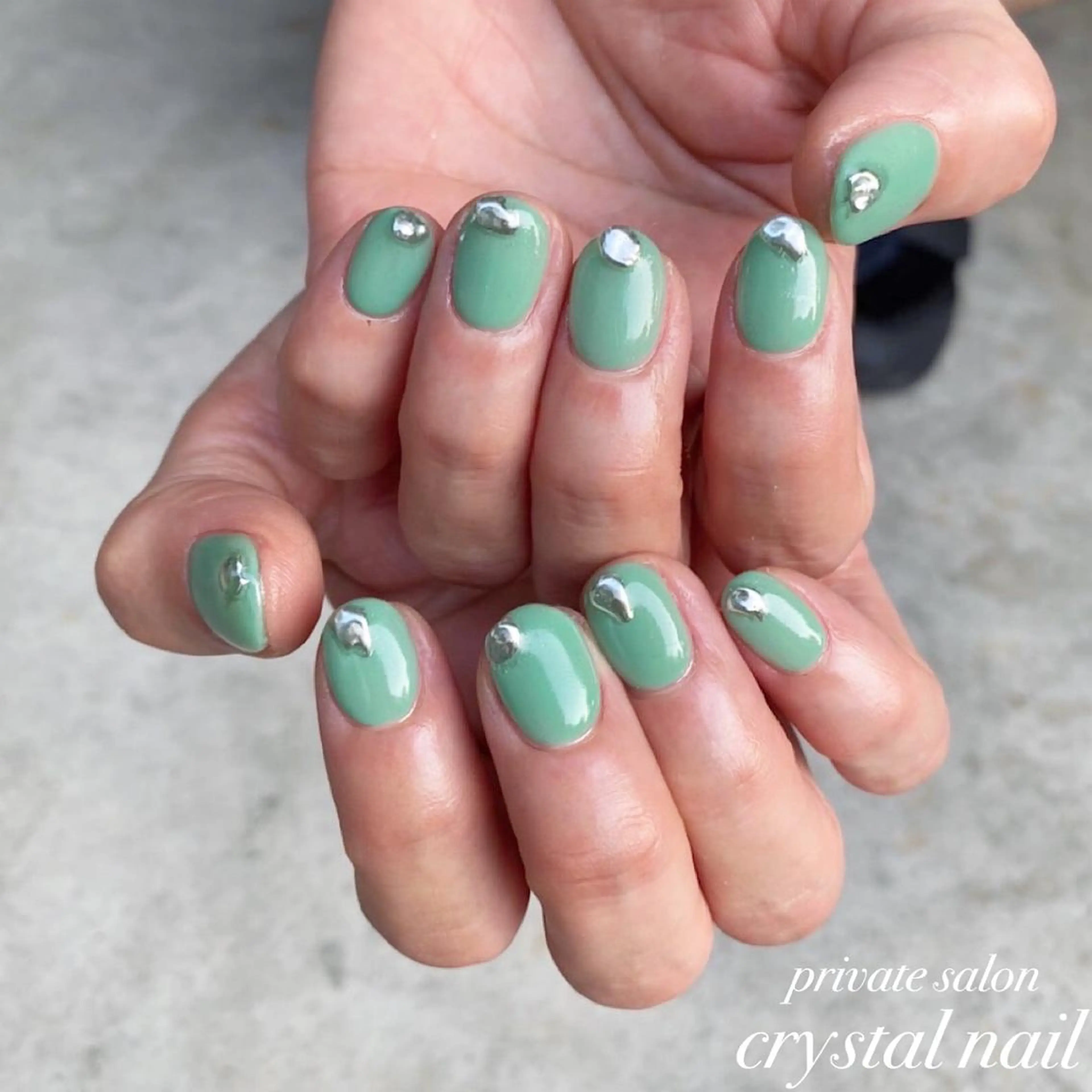 ネイル シンプルネイル Crystal Nailのネイルデザイン