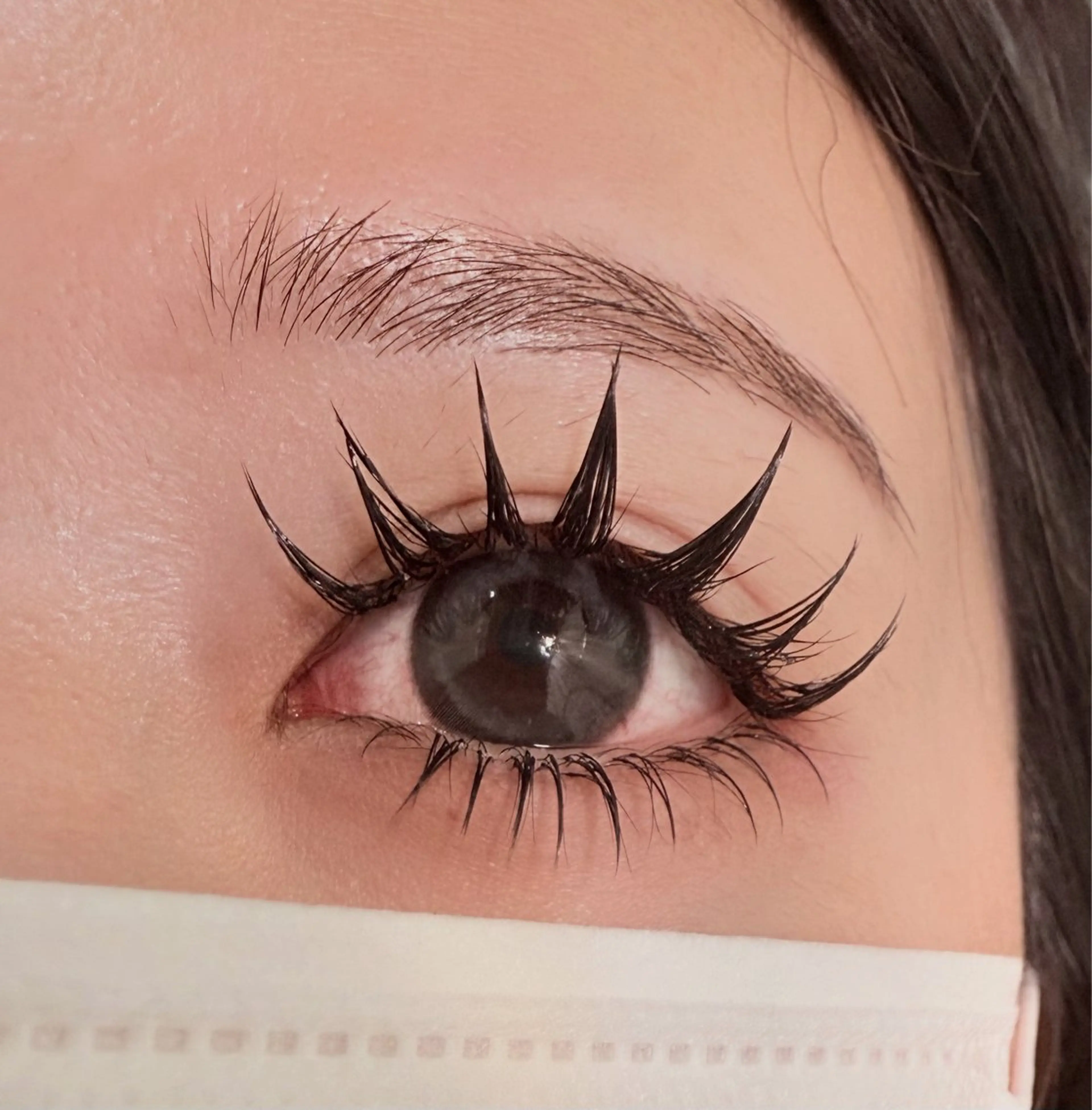 マツエク・マツパ 付け放題 バインドロック 下まつげエクステ whitening by eyelash所属・Chiemi 覚王山のマツエク・マツパデザイン