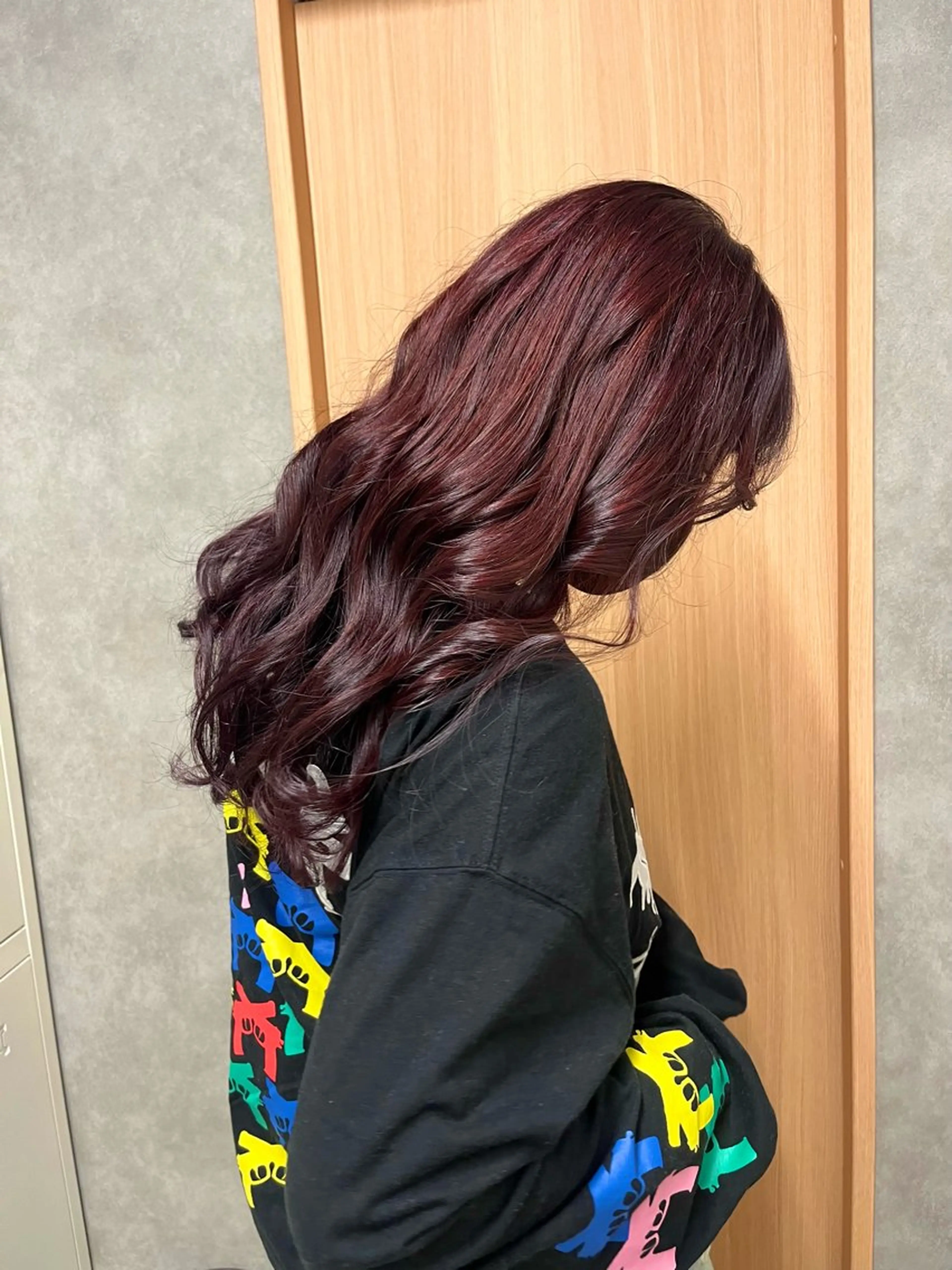 ロング カラー ラベンダーカラー ピンクカラー ピンクラベンダー 🪞透明感ツヤ| 垢抜けモテ💖|華凜のヘアスタイル