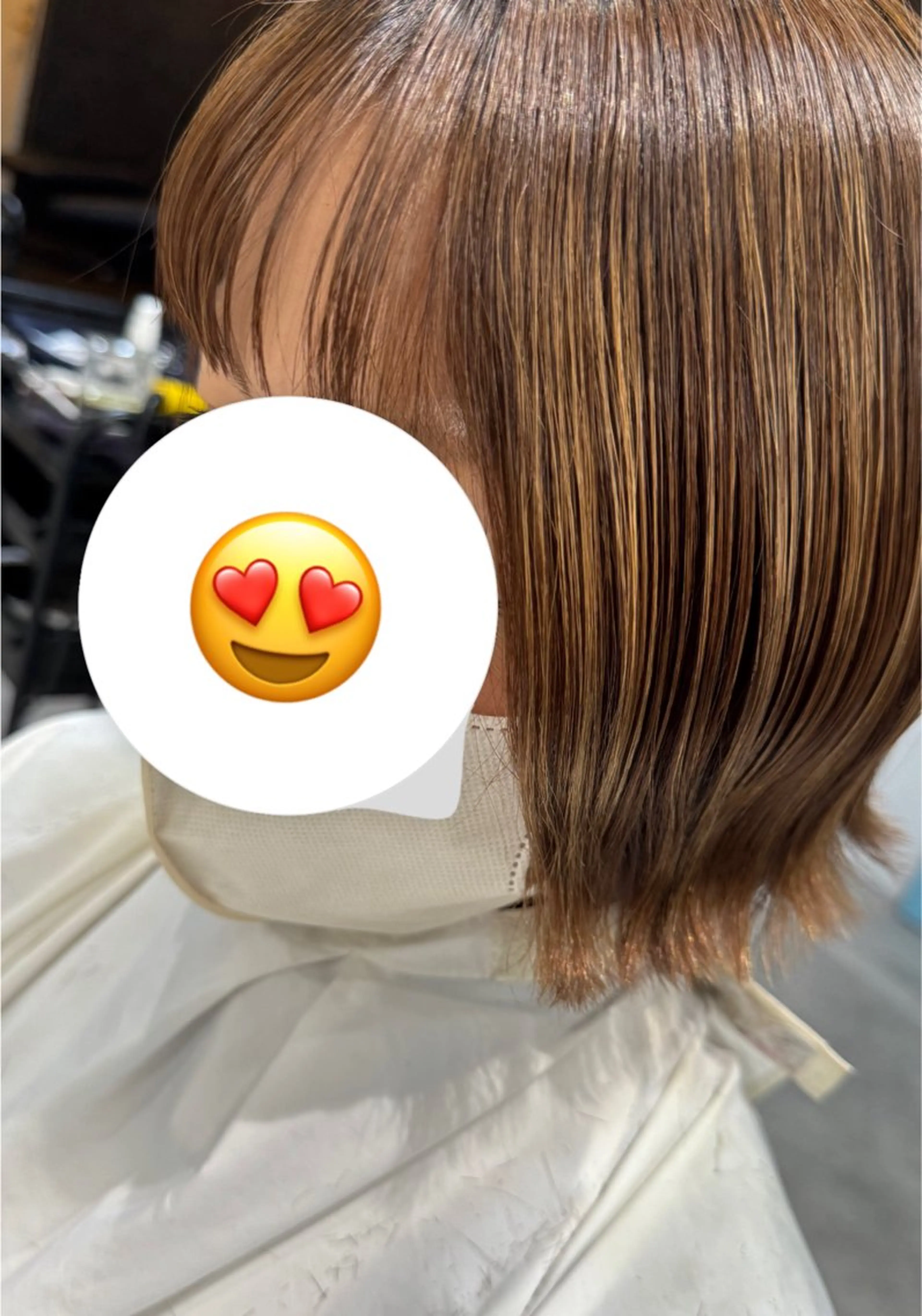 ミディアム ボブ 外ハネヘア ALOHA所属・川本 葵のヘアスタイル