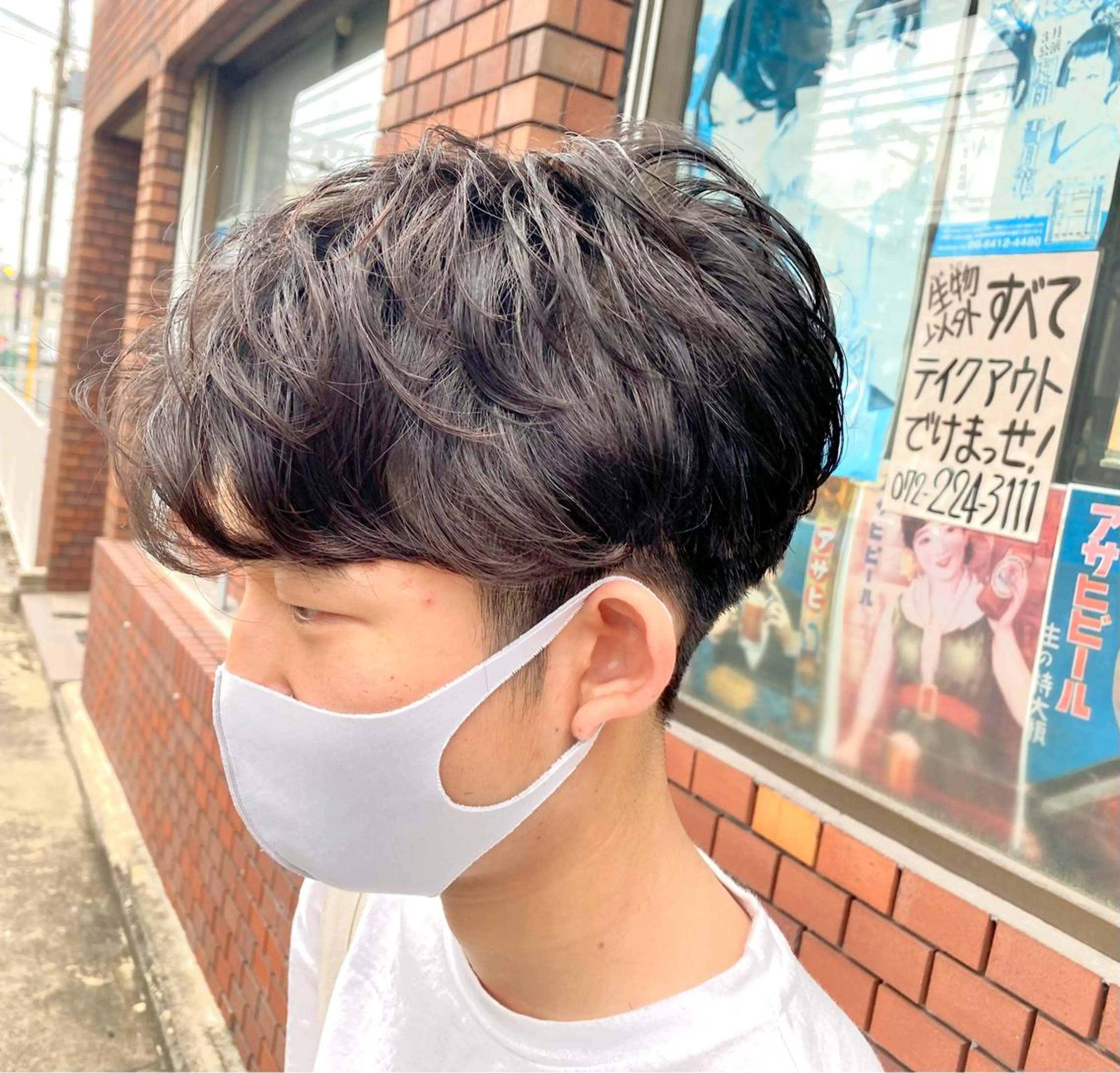 メンズ メンズ韓国風 メンズパーマ 髪質改善 コレマツのヘアスタイル