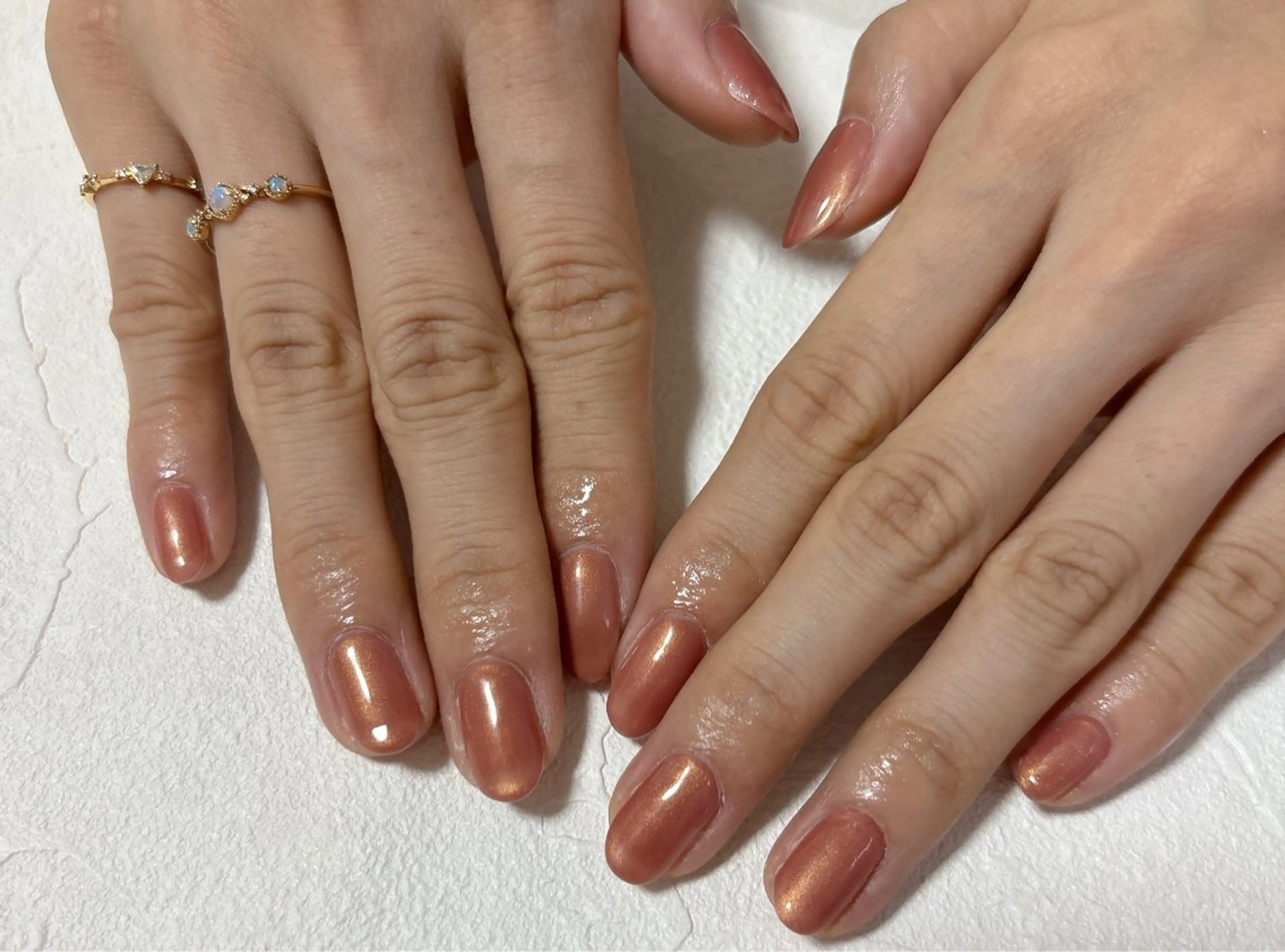 ネイル オーロラネイル フットネイル フレンチネイル ジェルネイル 韓国ネイル Mogu nail 二子玉川のネイルデザイン
