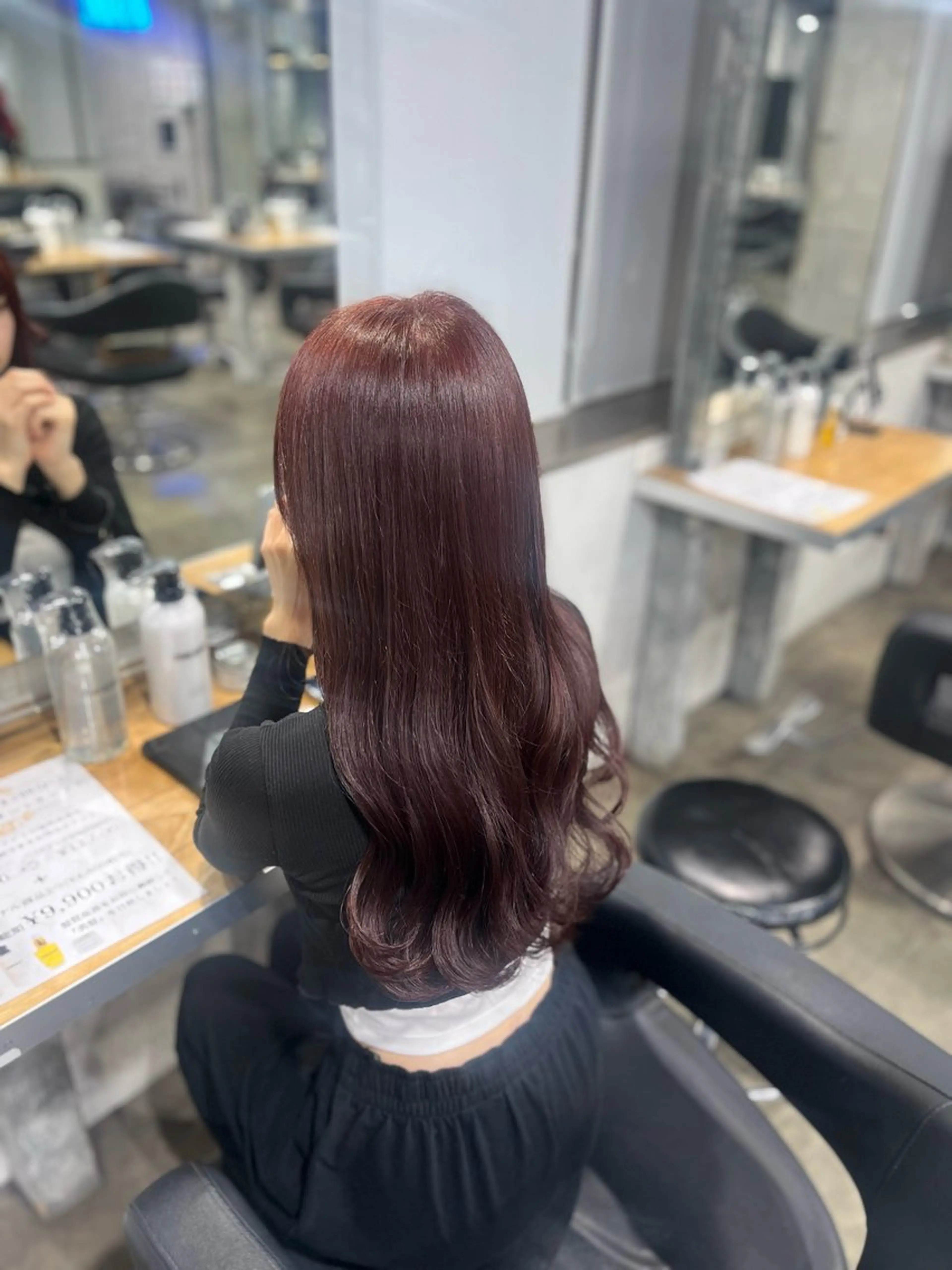 カラー ヘアカラー トリートメント ヘッドスパ ヘアセット ガーリーヘア💌トレ ンド暖色💌Yuuのヘアスタイル