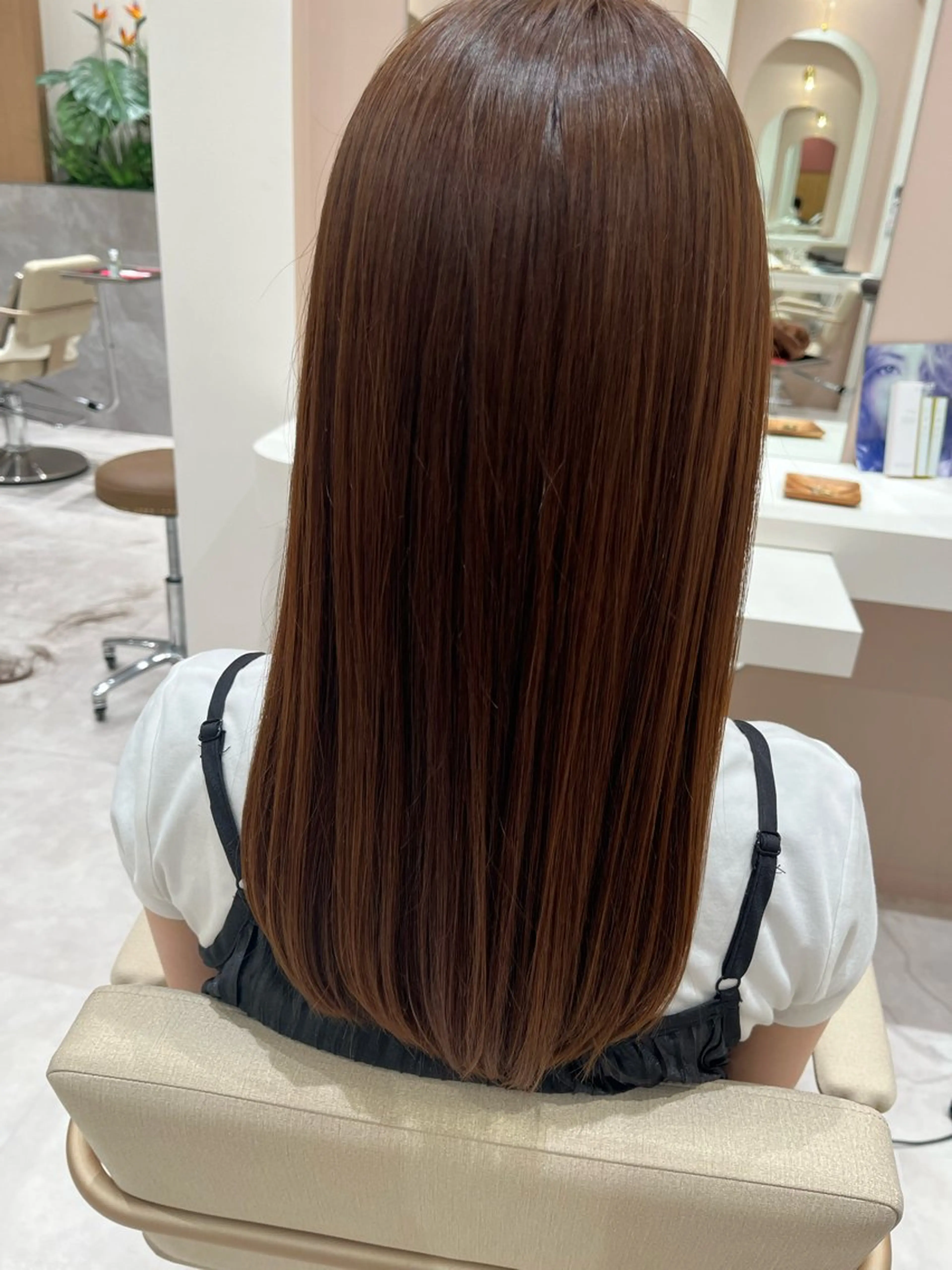 ロング カラー ヘアアレンジ 桑原 りゆのヘアスタイル
