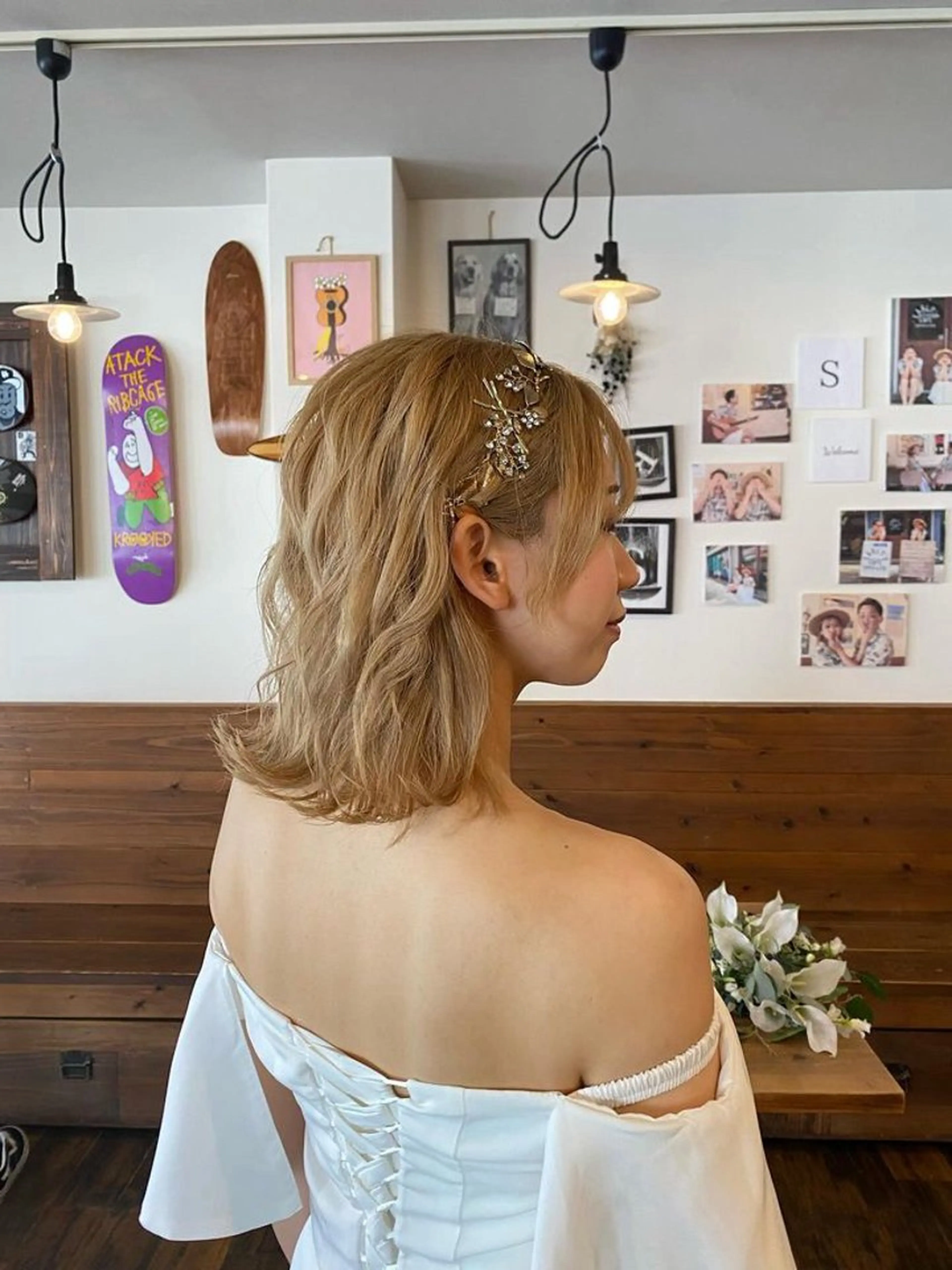 ミディアム ヘアアレンジ ＥＮ所属・head spa ENのヘアスタイル